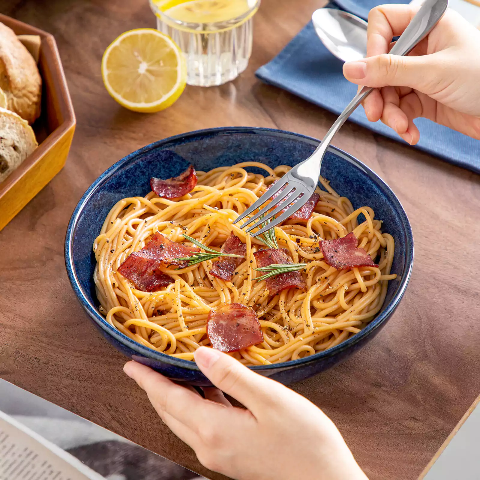 Stern Pasta Bowls Set of 4 - Image 5