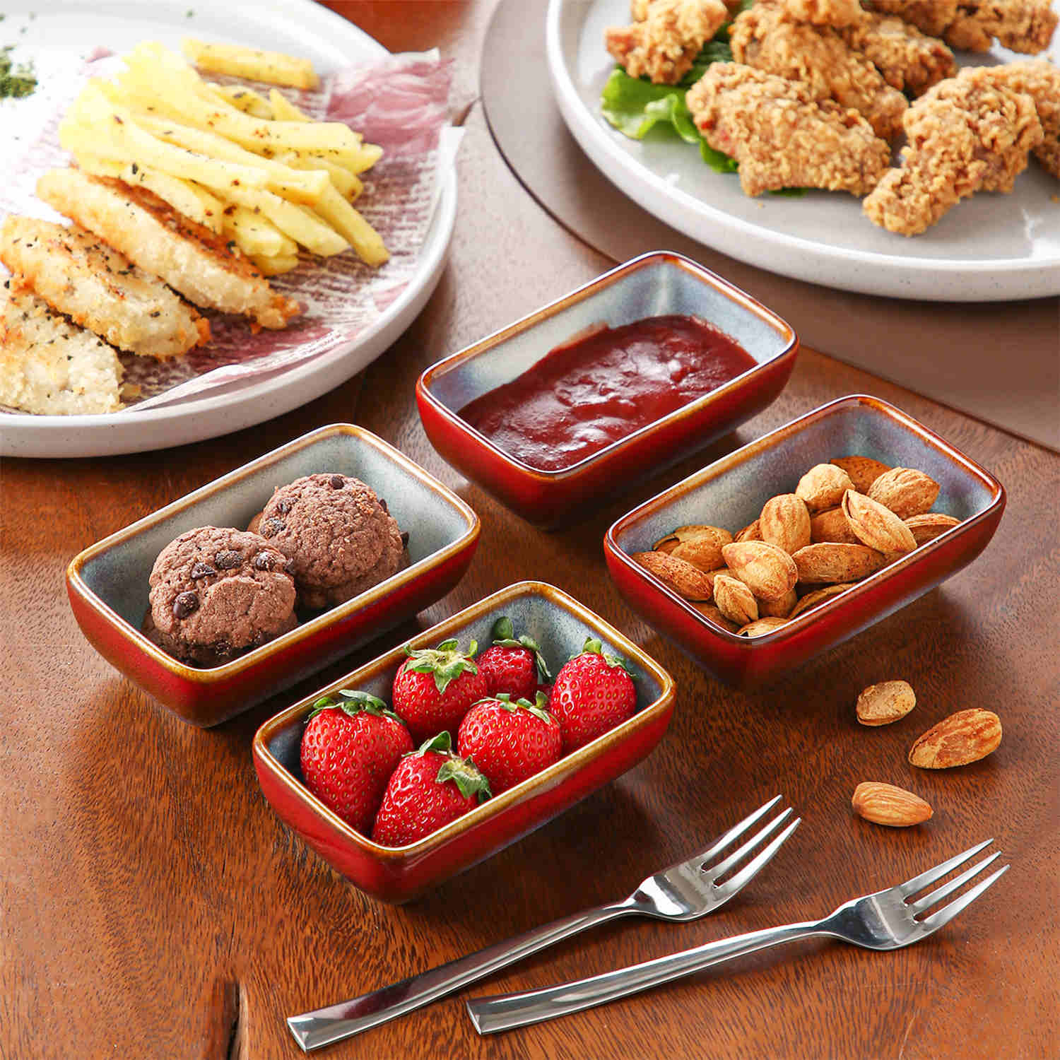 Stern Rectangular Dipping Bowls Set of 4 - Image 14