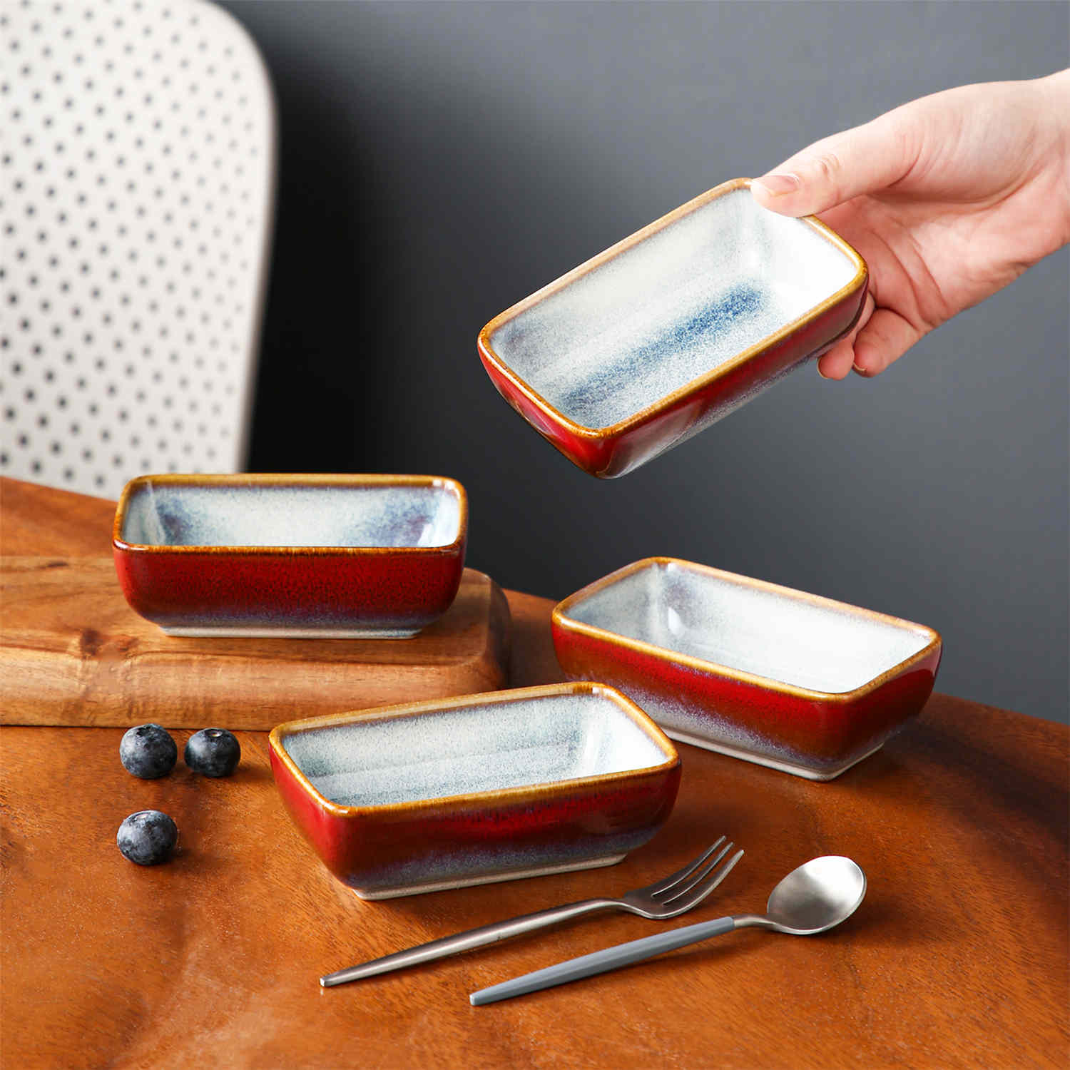 Stern Rectangular Dipping Bowls Set of 4 - Image 16