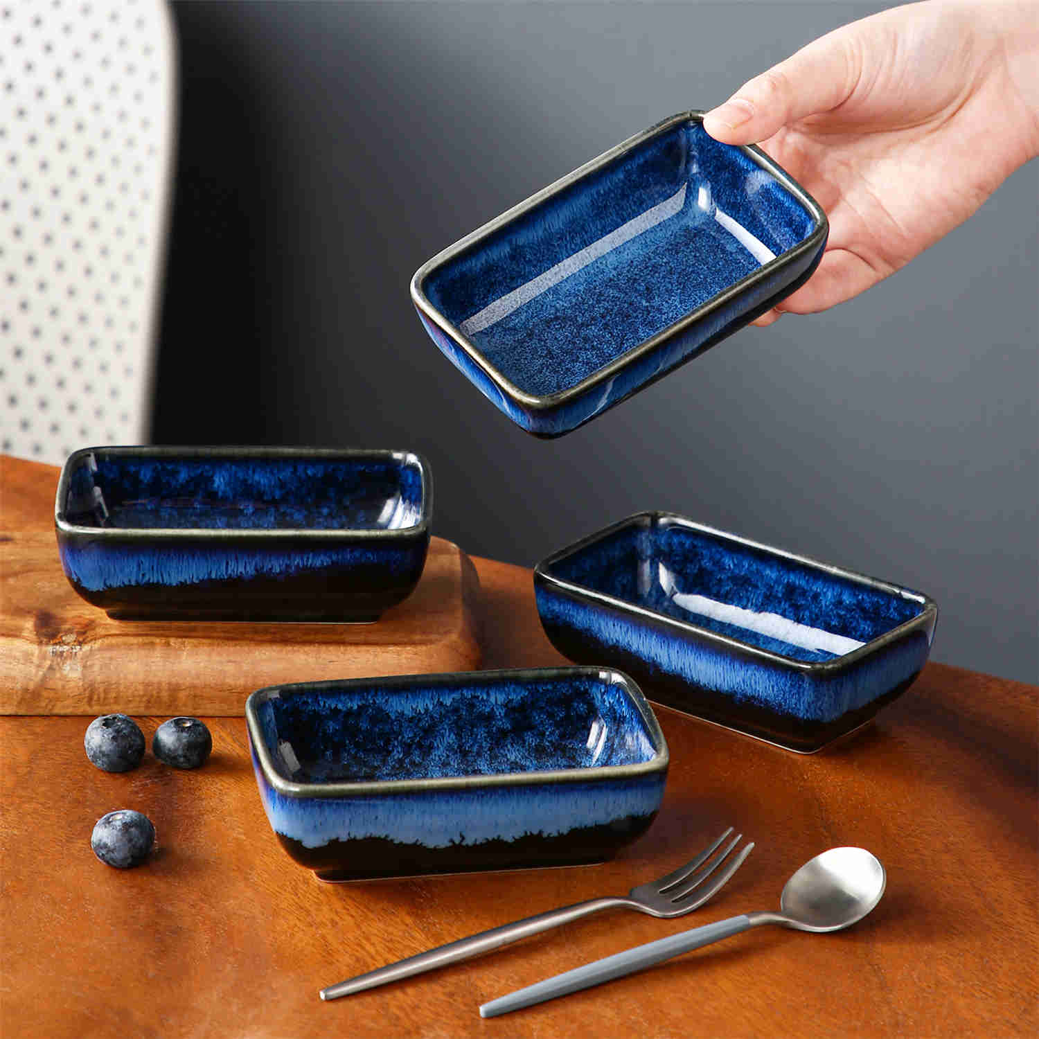 Stern Rectangular Dipping Bowls Set of 4 - Image 4