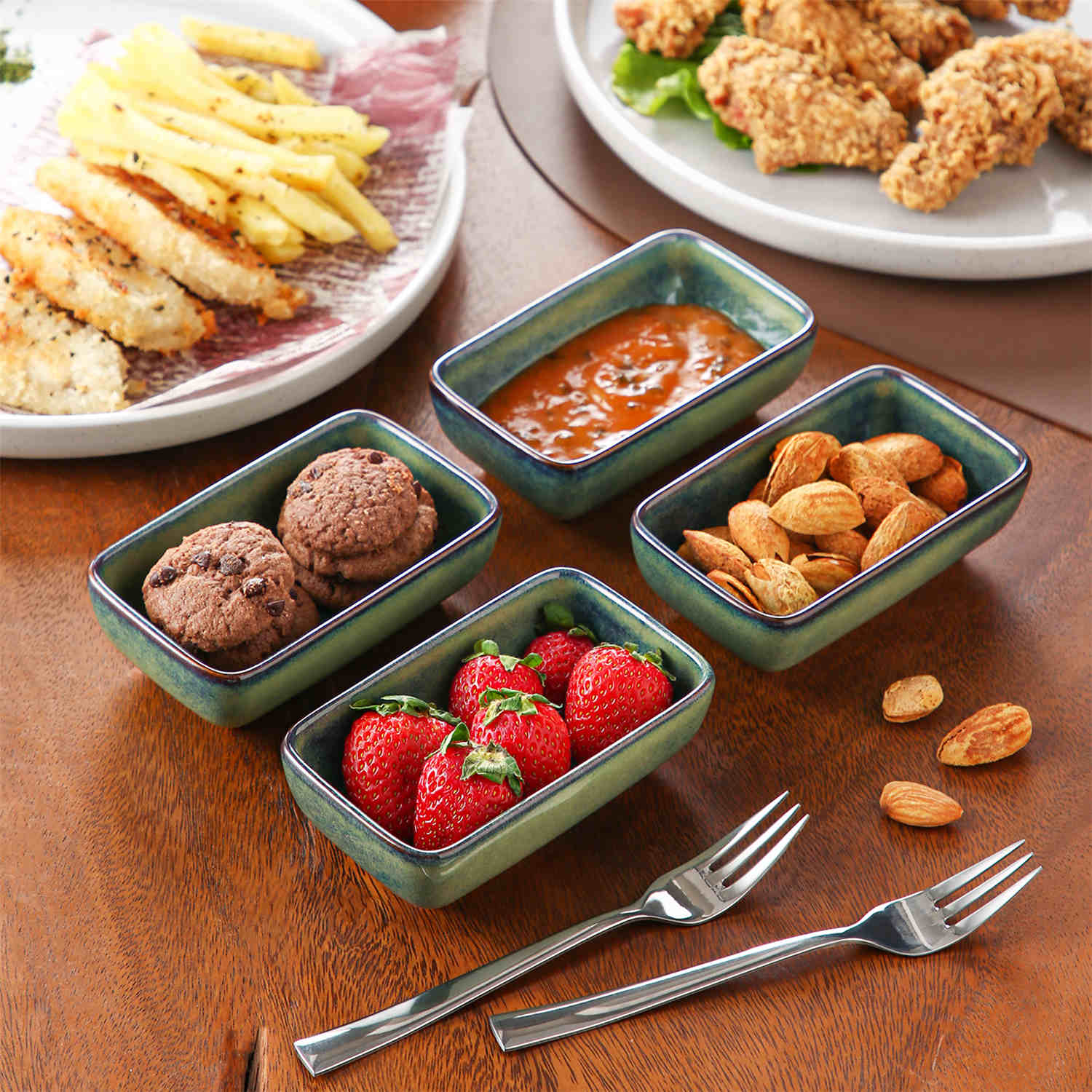 Stern Rectangular Dipping Bowls Set of 4 - Image 8