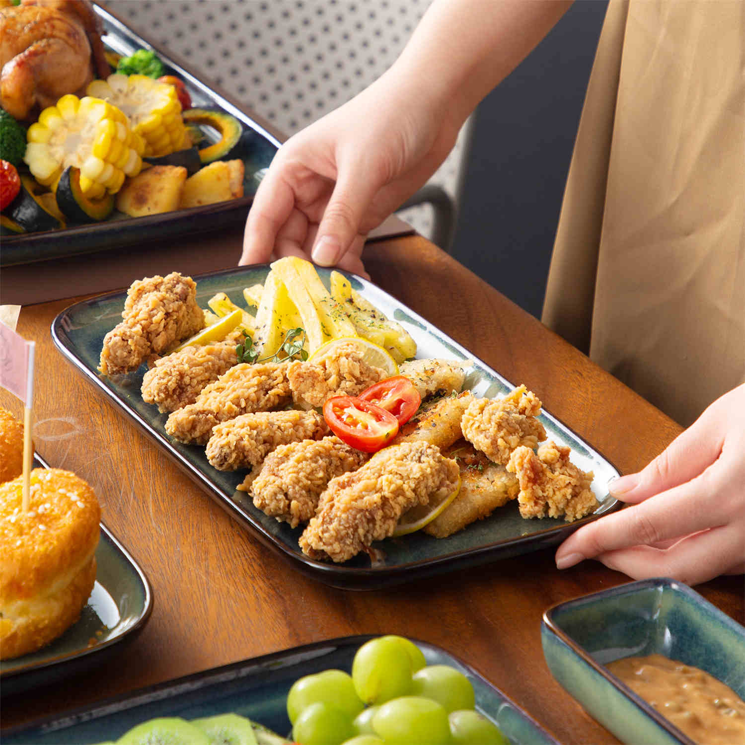 Stern Serving Platters Set of 3 - Image 11