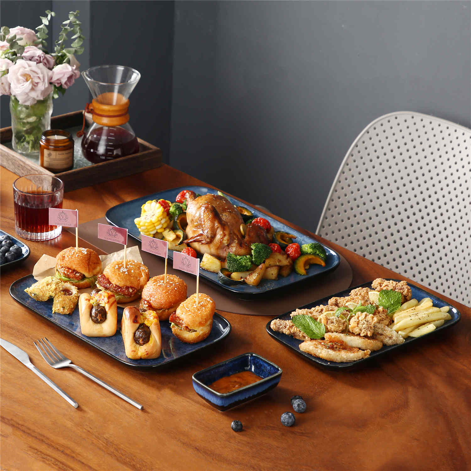 Stern Serving Platters Set of 3 - Image 3