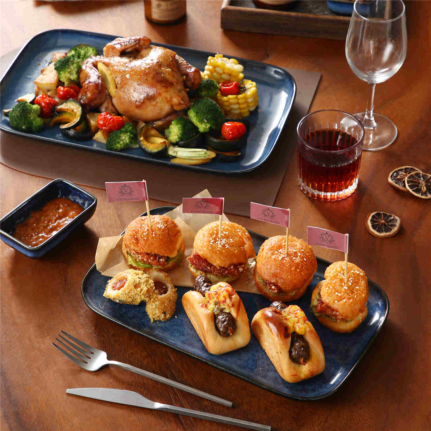 Stern Serving Platters Set of 3 - Image 4