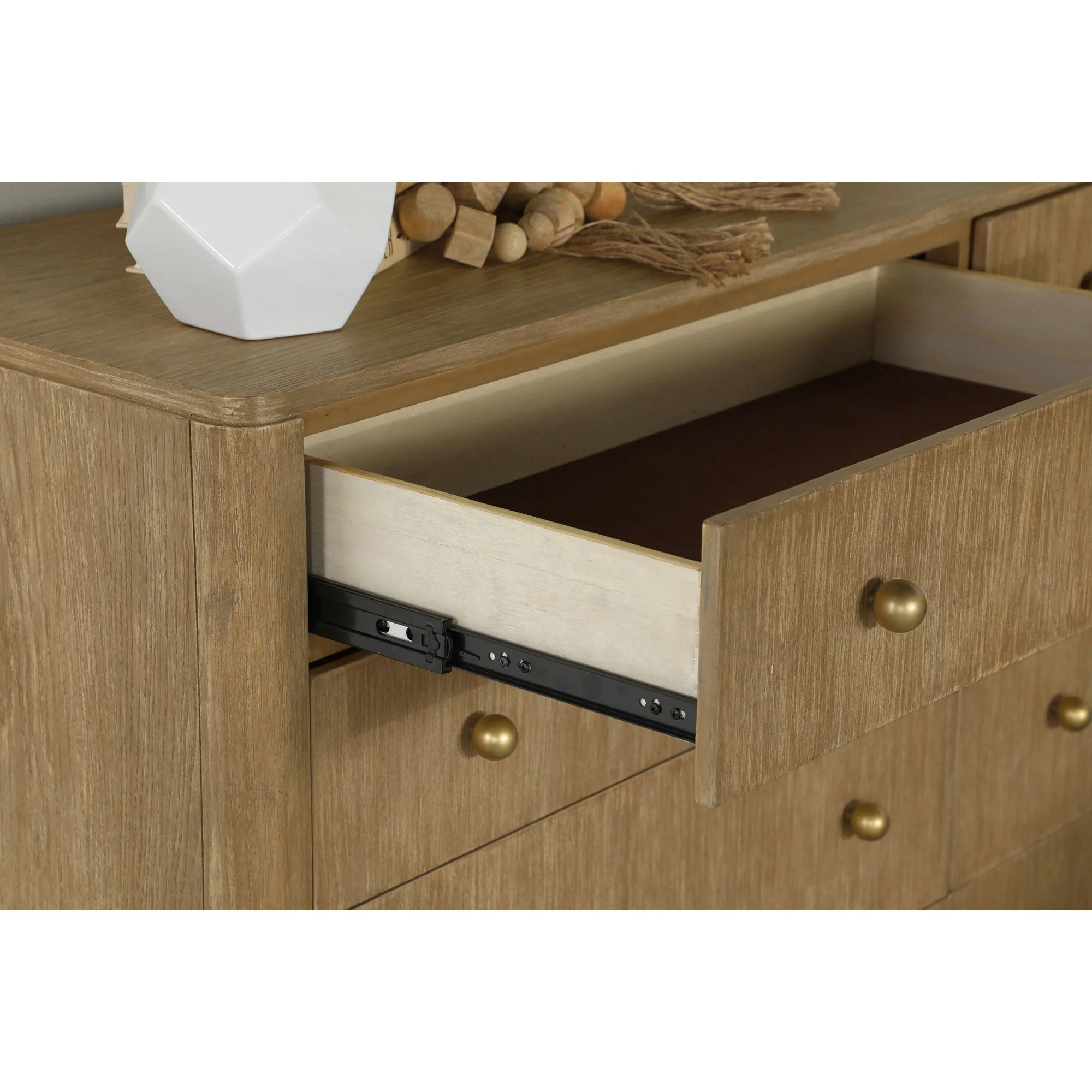 Stevie Sand Wash Natural Cane 4-Piece Eastern King Bedroom Set - Image 10