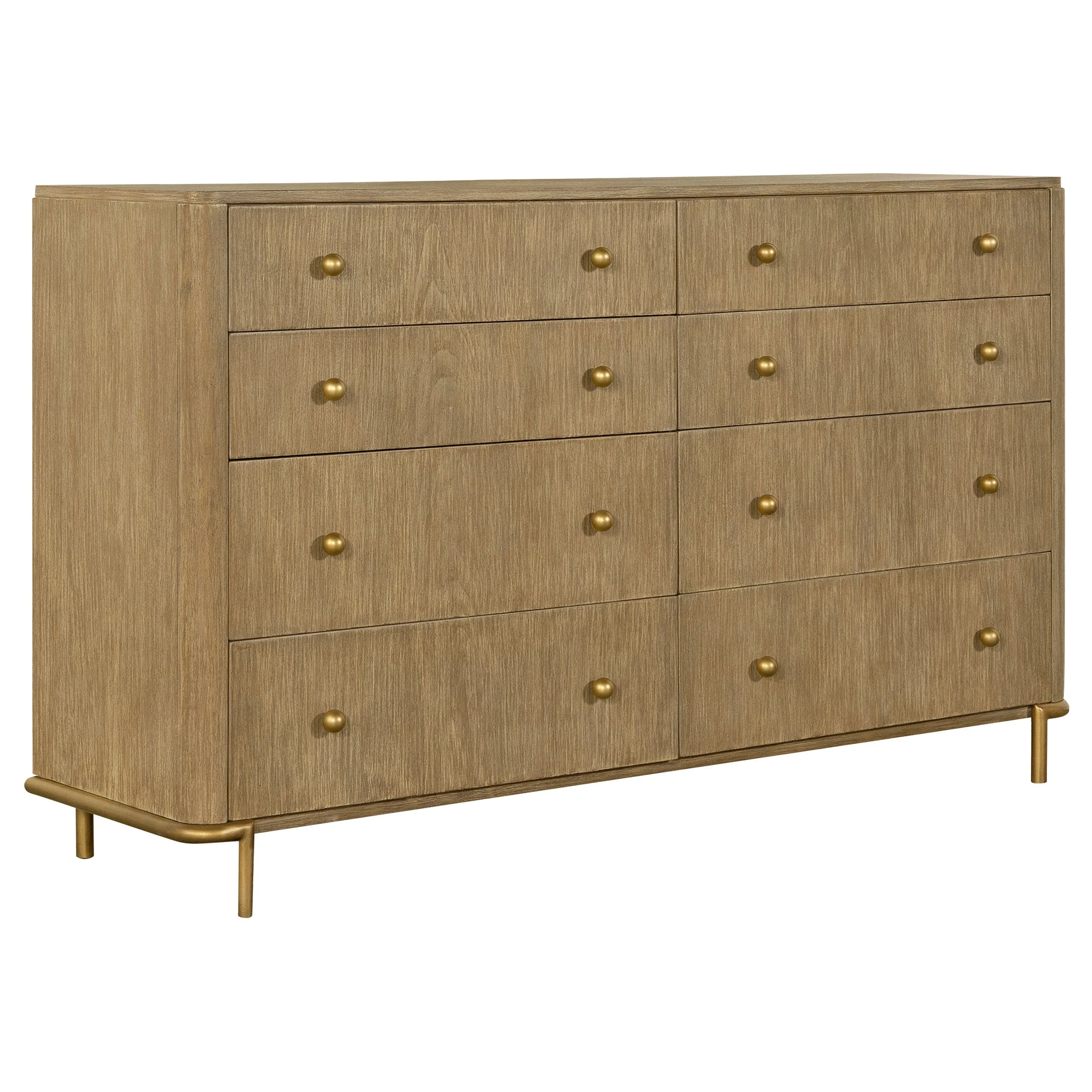 Stevie Sand Wash Natural Cane 4-Piece Eastern King Bedroom Set - Image 3