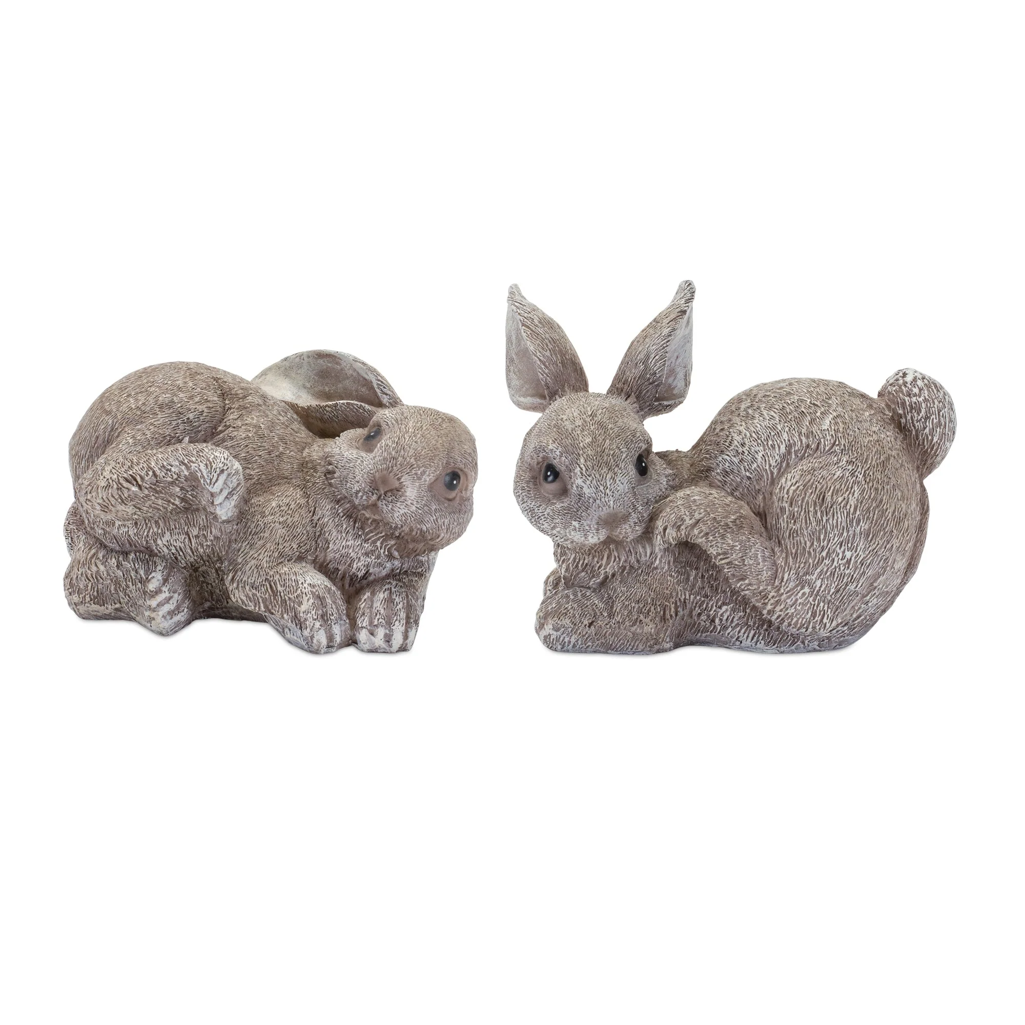 Stone bunny rabbit figurine (set of 4) - Image 2