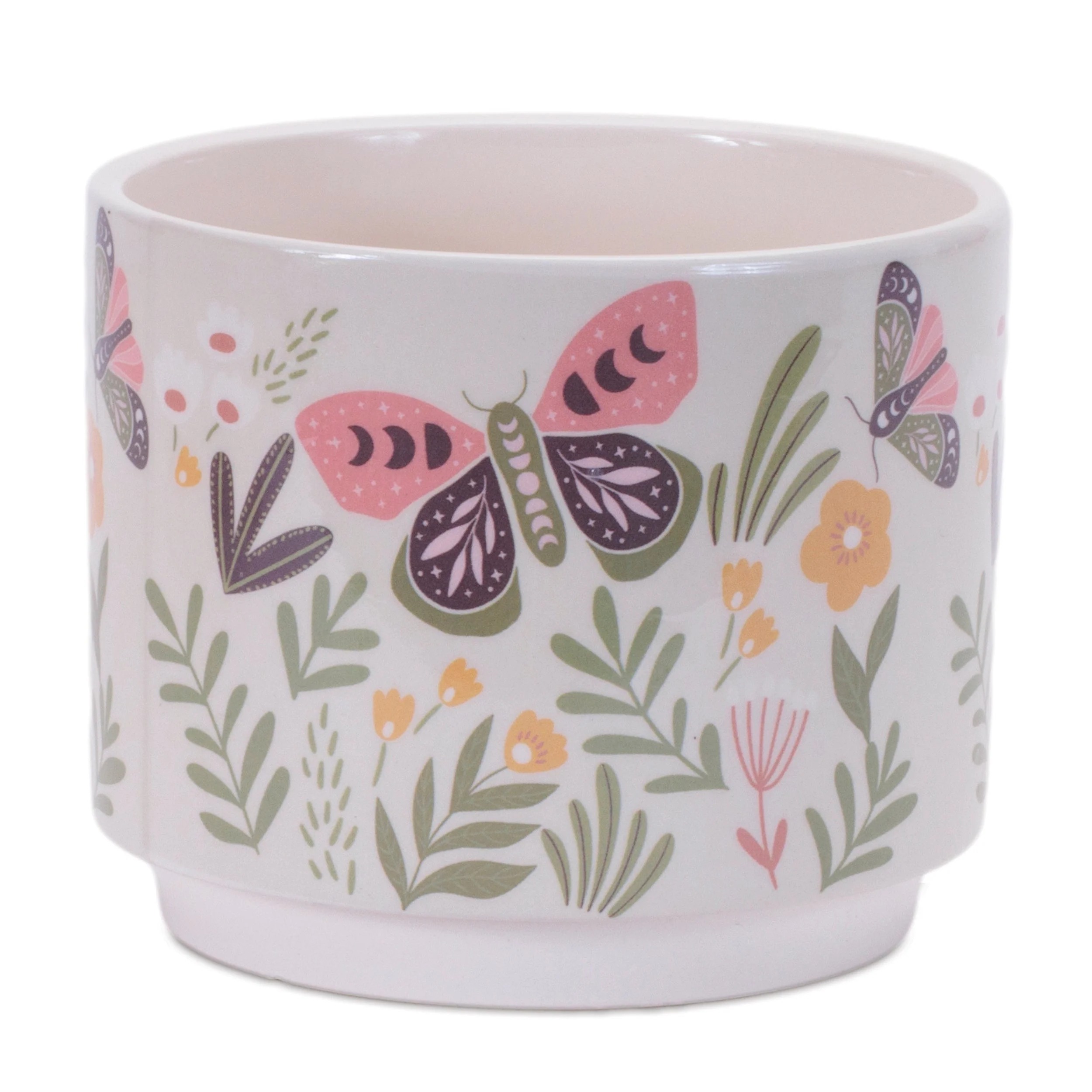 Stone Floral Patterned Planter (Set of 3) - Image 3