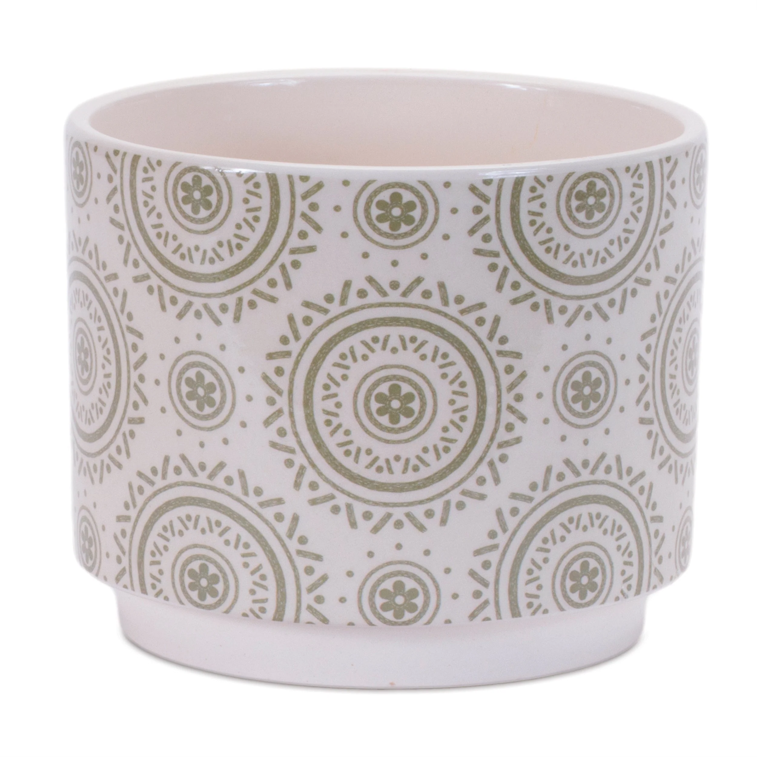 Stone Floral Patterned Planter (Set of 3) - Image 4