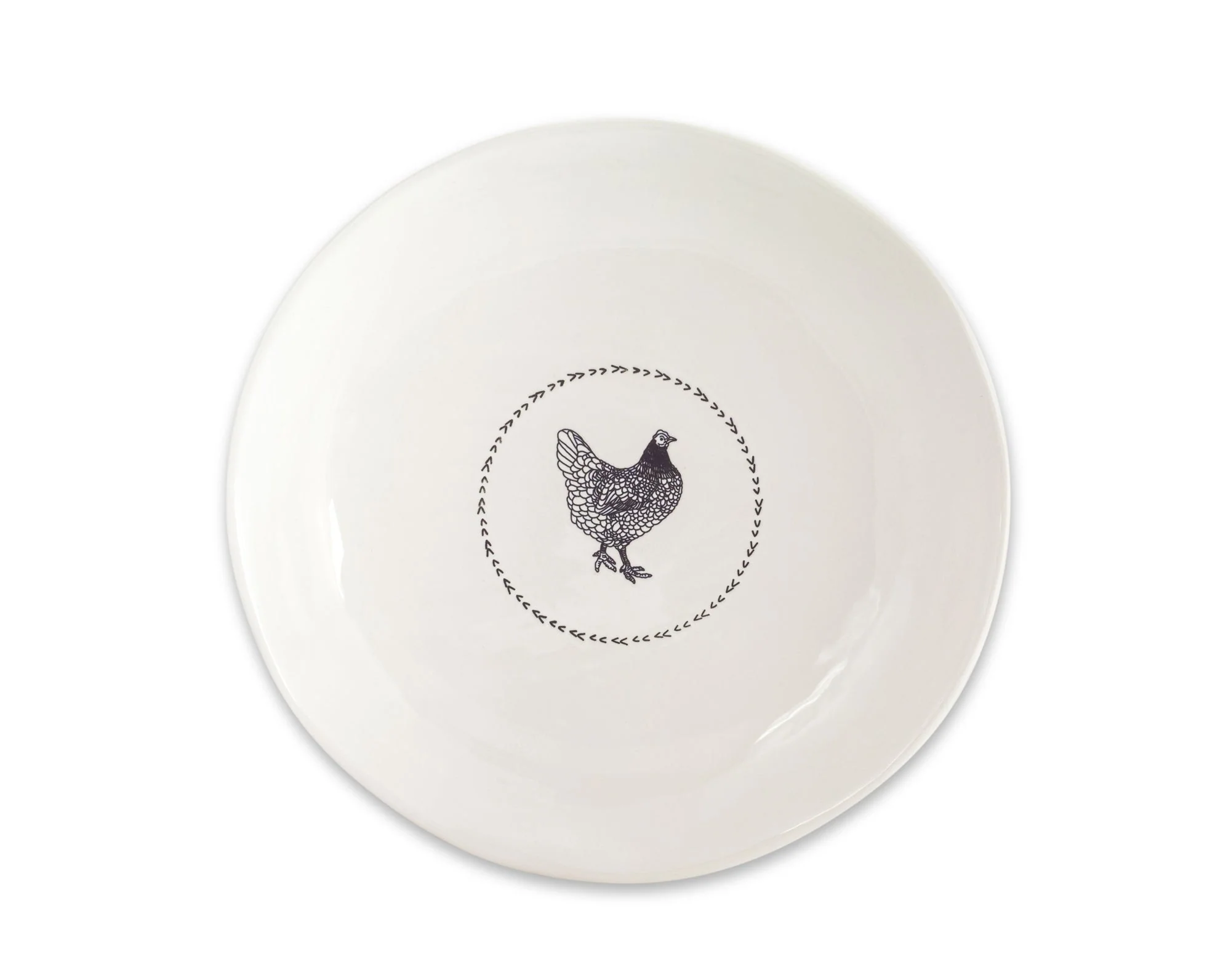 Stoneware Farmhouse Chicken Platter (Set of 2) - Image 2