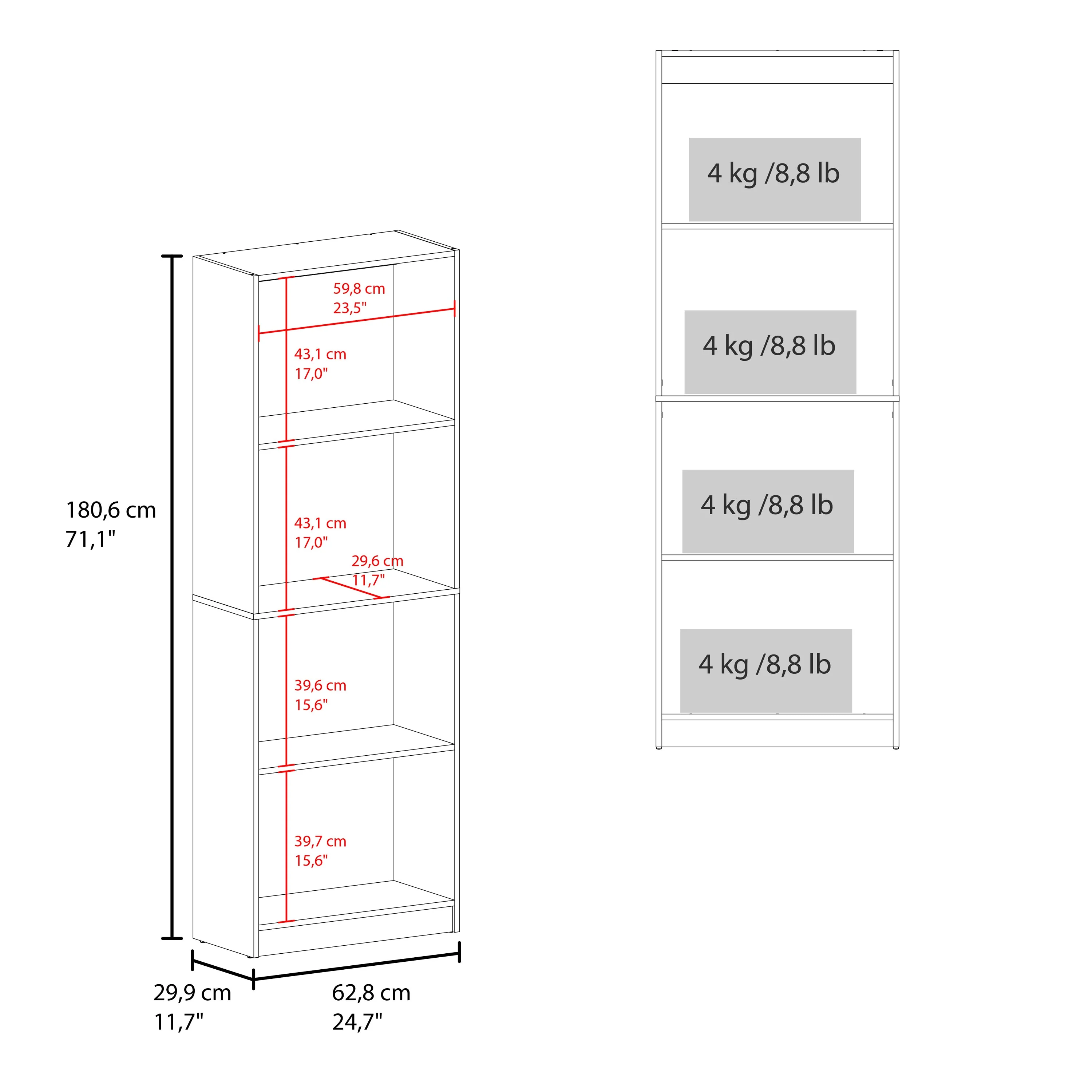 Storage Bookcase - Image 5