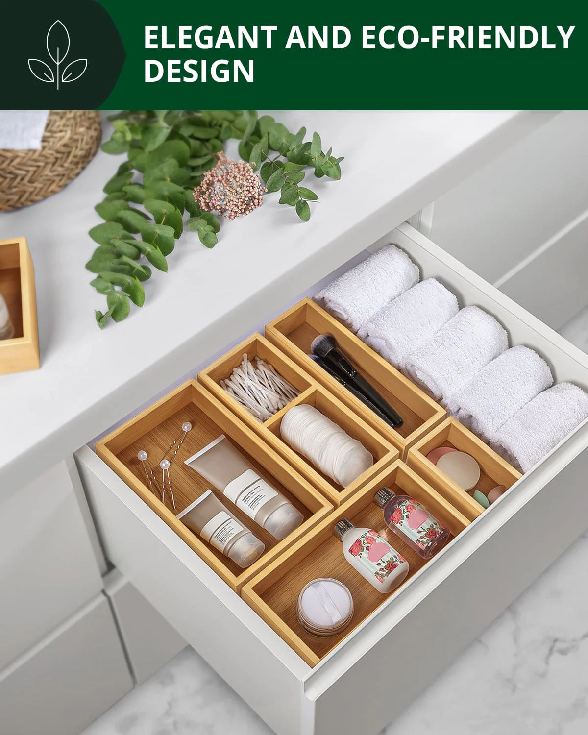 Storage Box Set of 5, Natural - Image 7