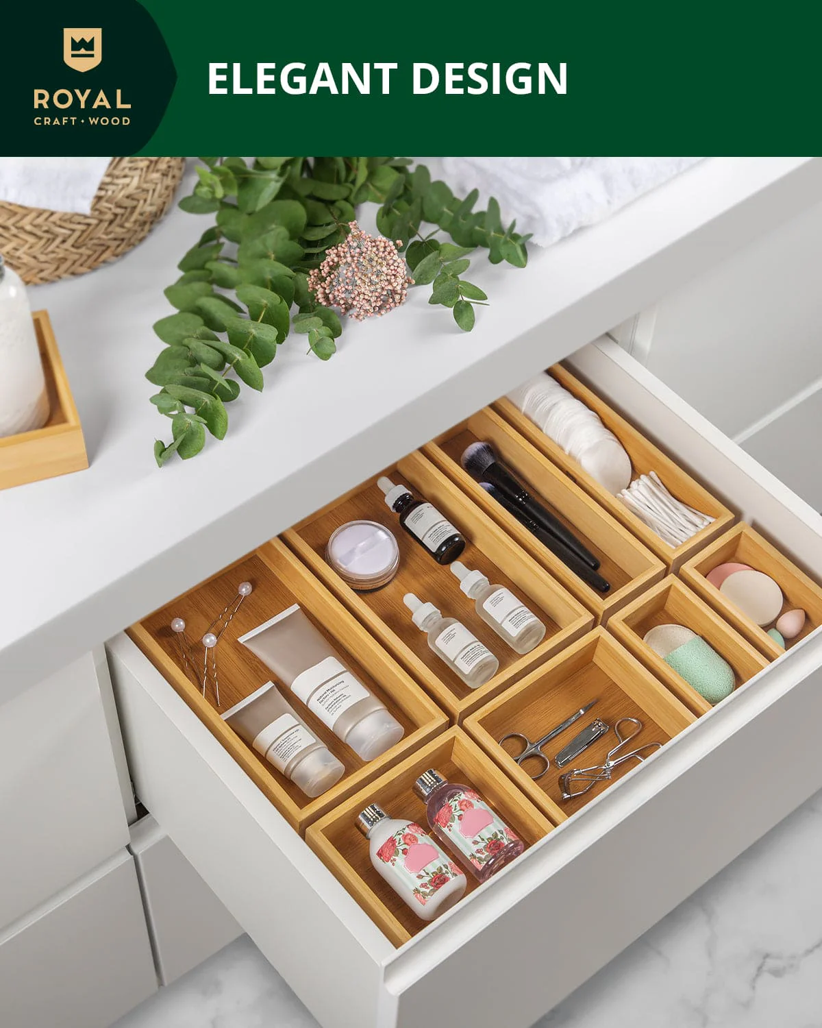 Storage Box Set of 8, Natural - Image 6