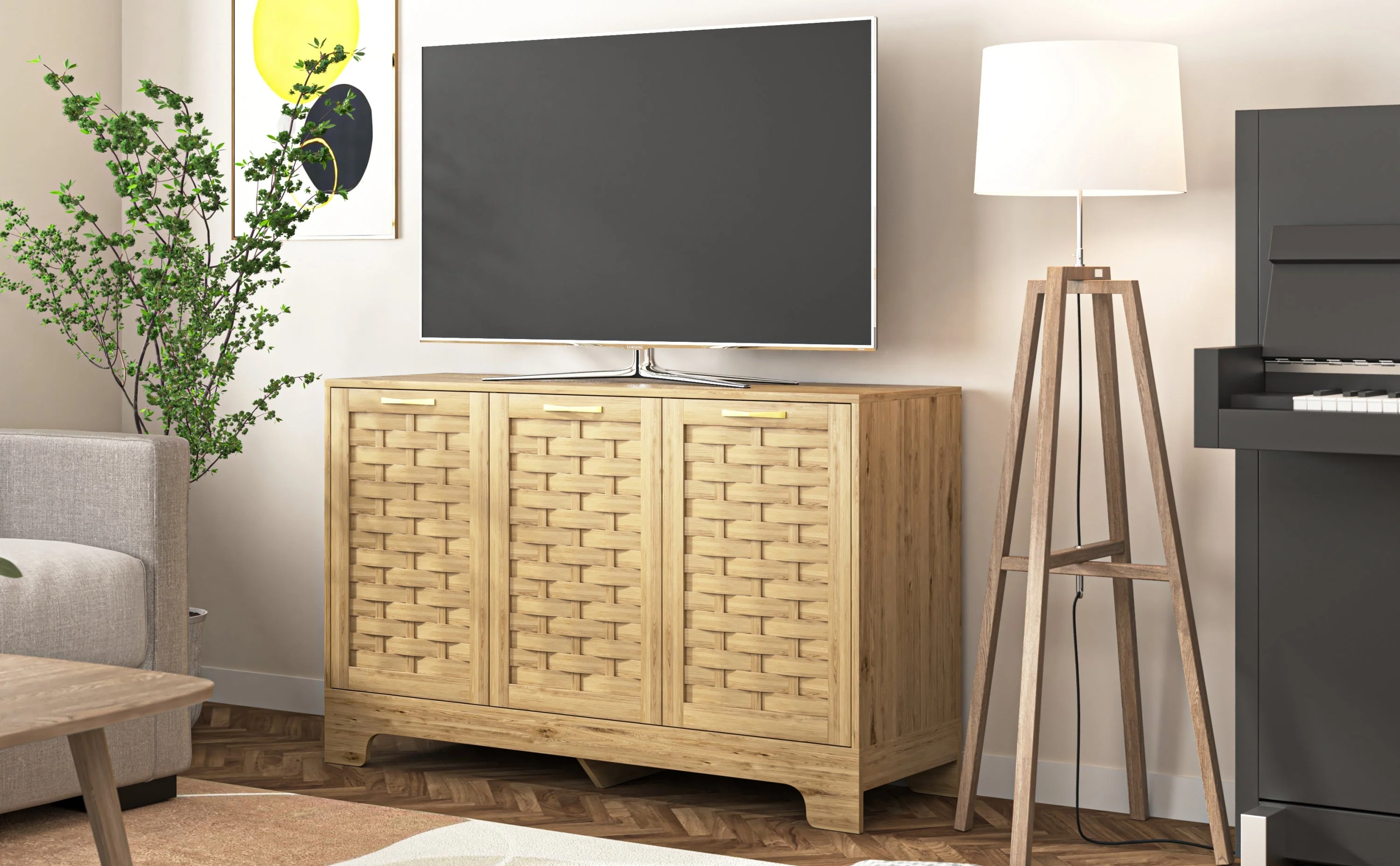 Storage Cabinet with 3 Doors - Image 6