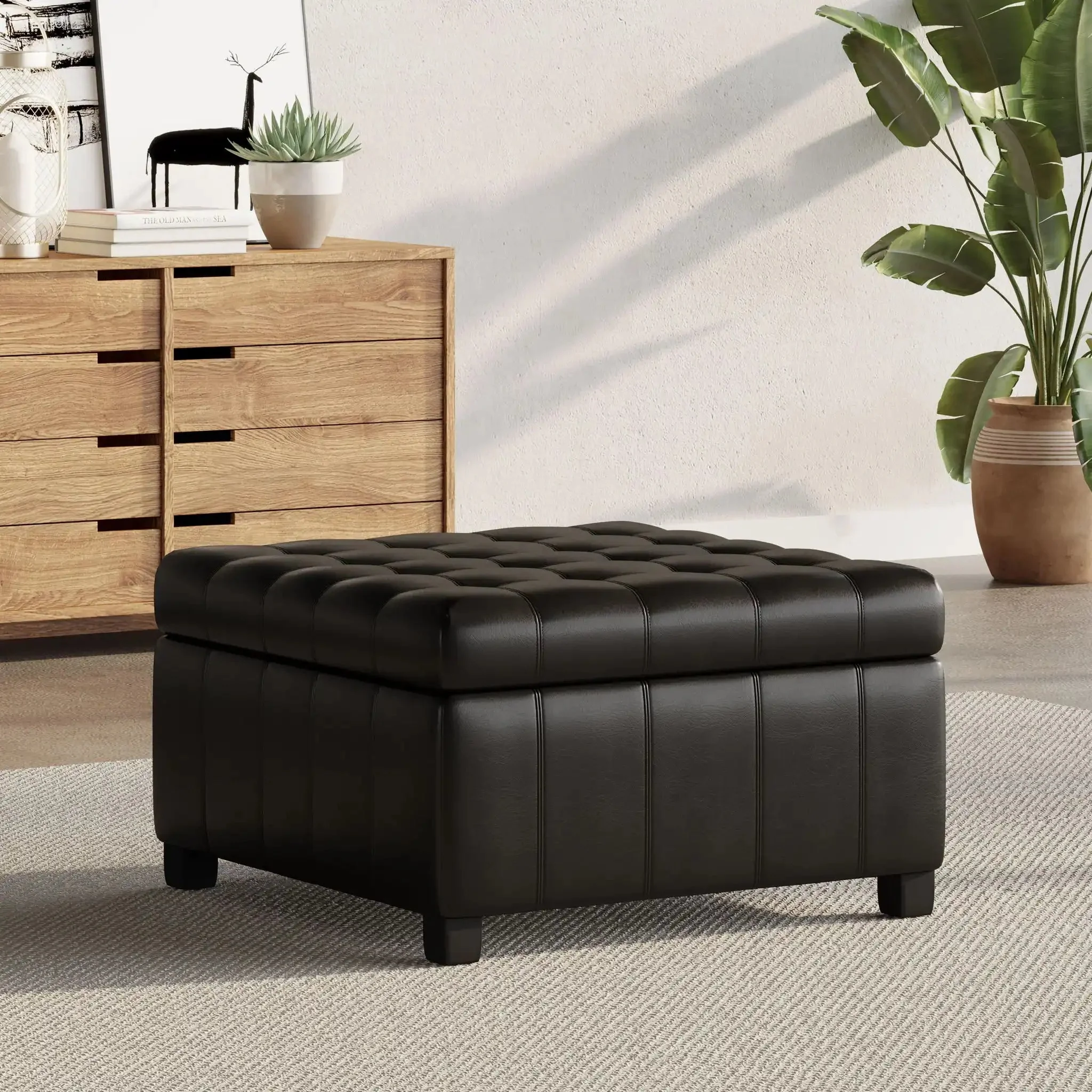 Storage Ottoman For Living Room - Image 5