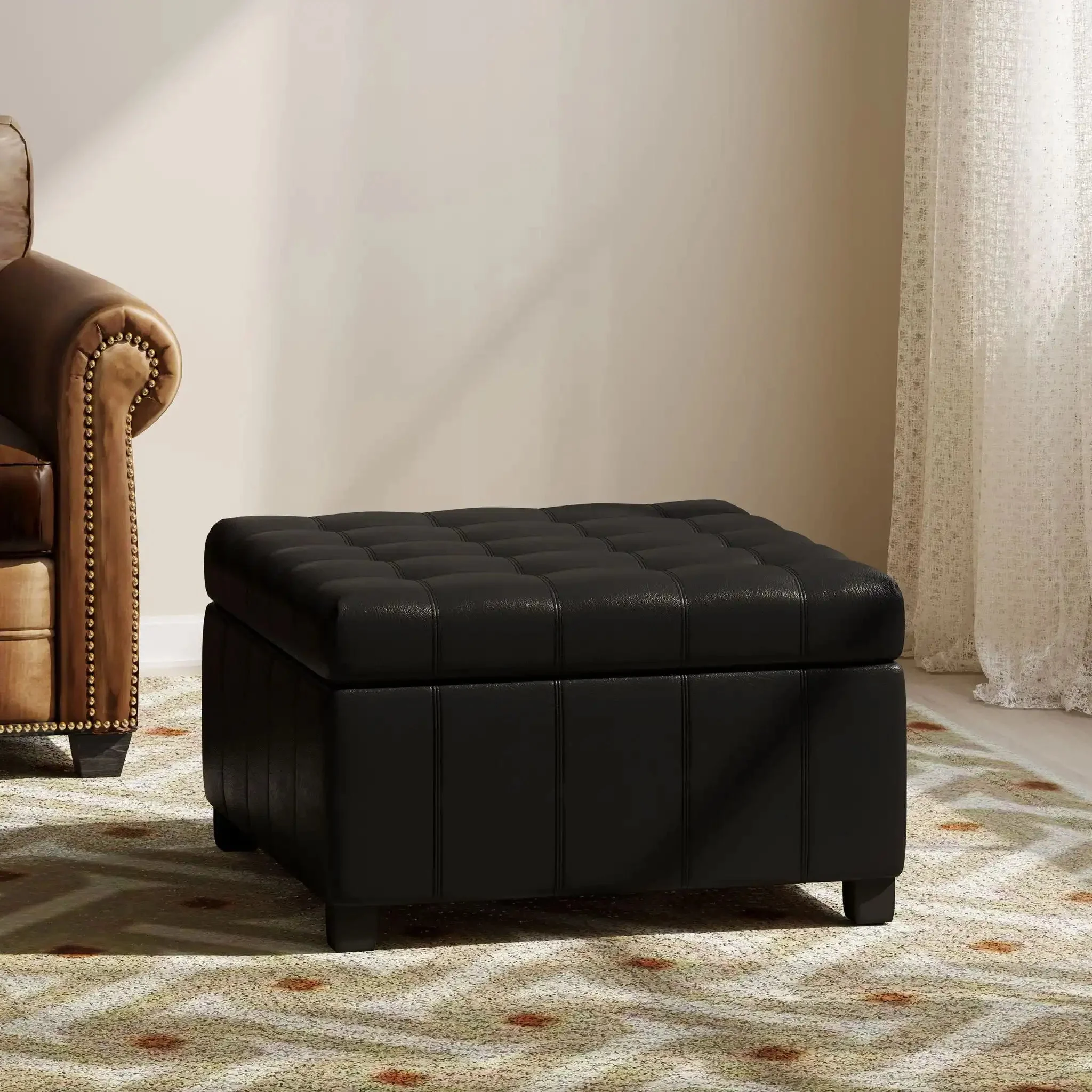 Storage Ottoman For Living Room - Image 7