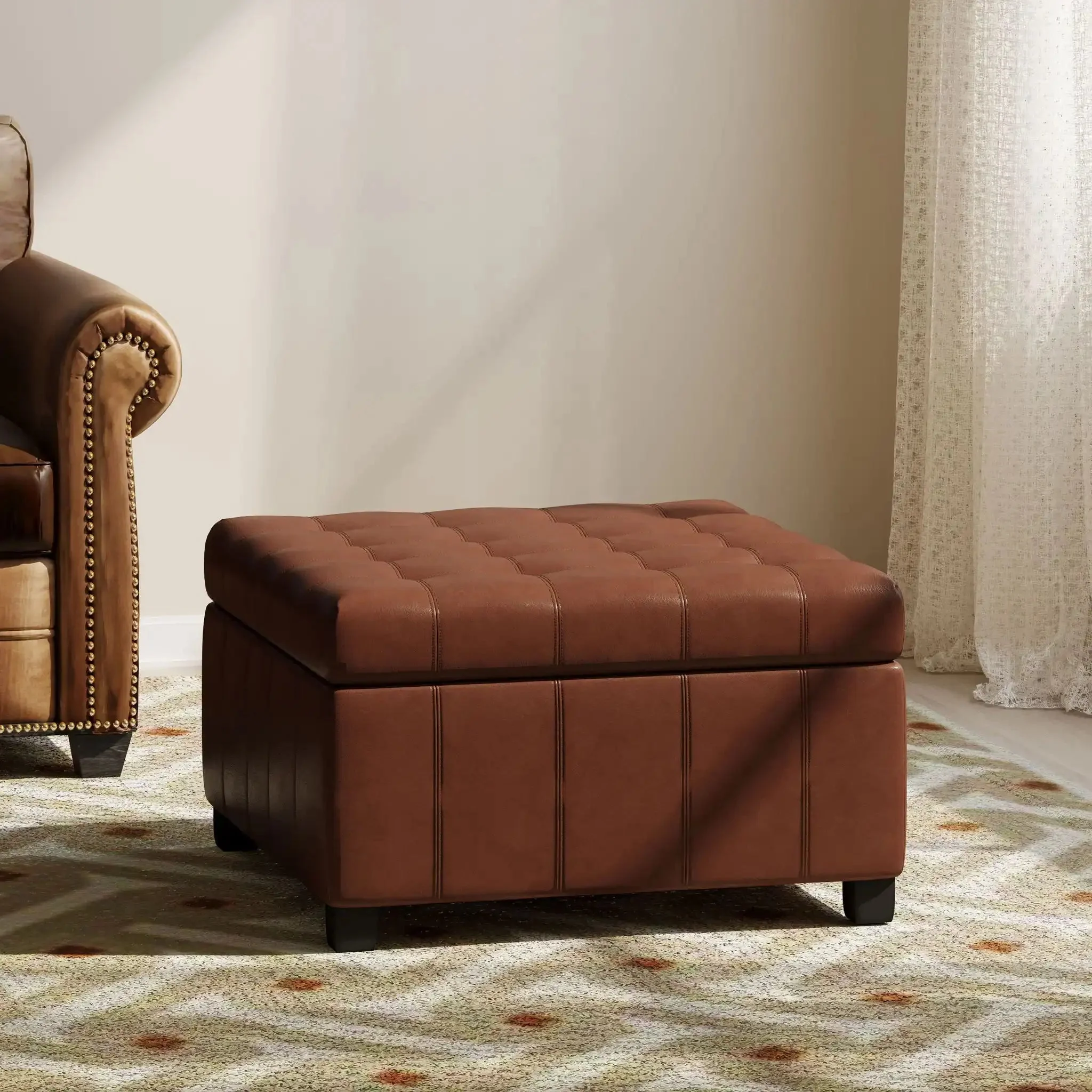 Storage Ottoman For Living Room - Image 8