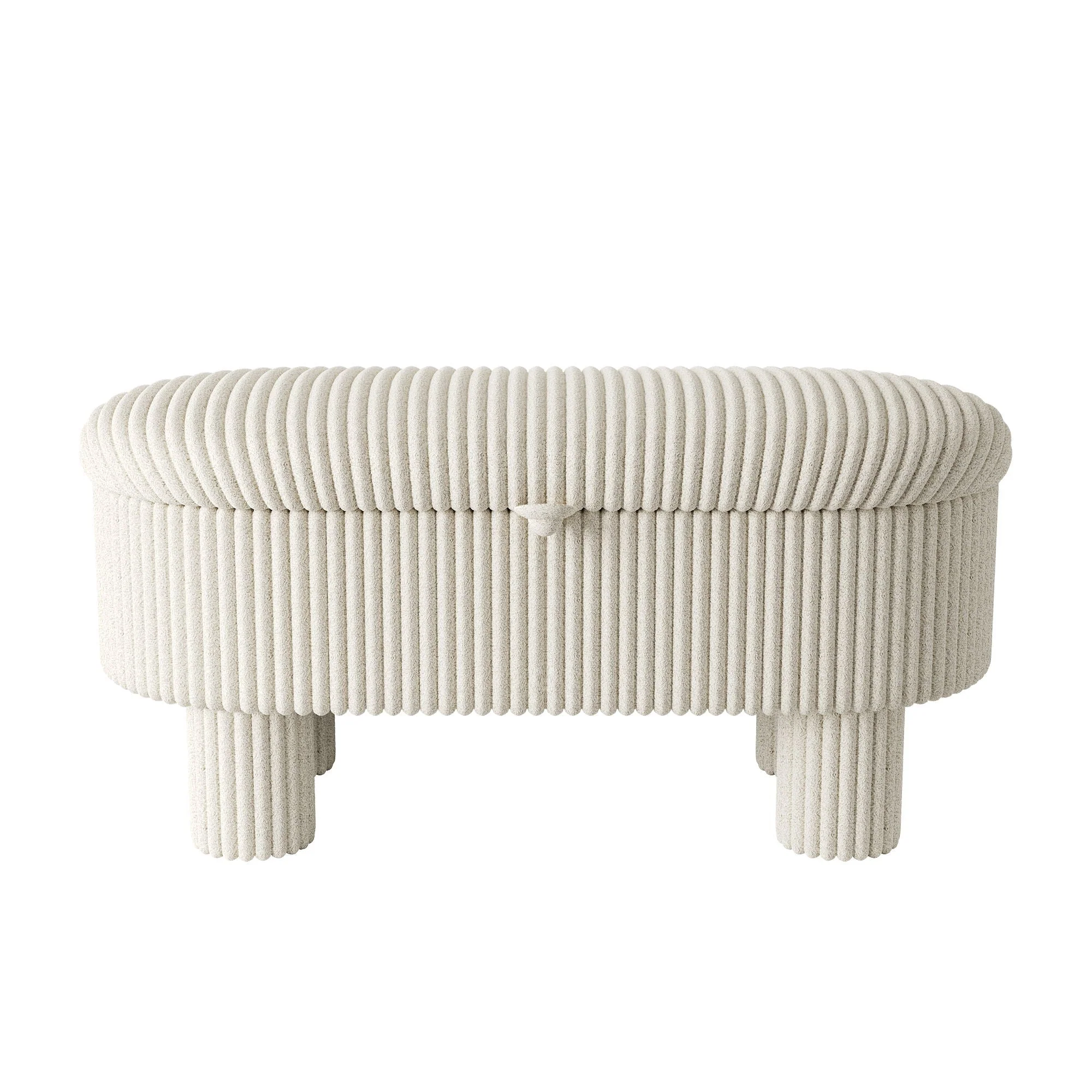 Storage Ottoman Upholstered Bench with Lift-Top Storage for Bedroom