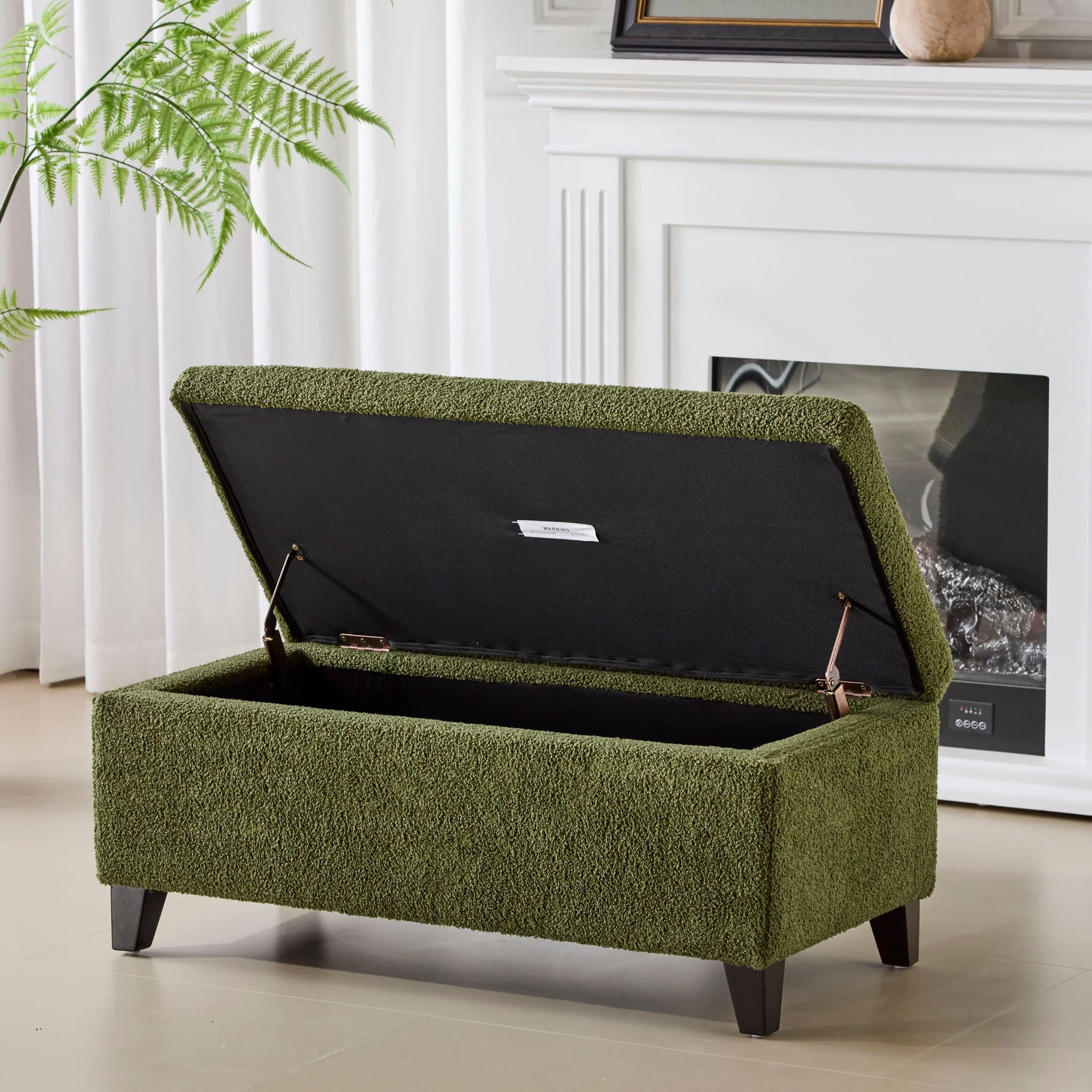 Storage Ottoman With Flip Top Lid - Image 15