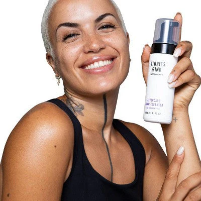 Stories & Ink Repairing Aftercare Foaming Body Cleanser 5.07 fl oz - Imperfect Box - Image 2