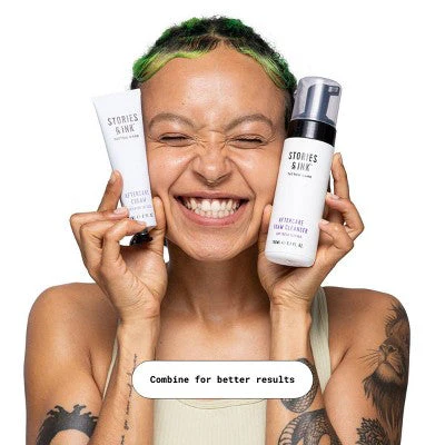 Stories & Ink Repairing Aftercare Foaming Body Cleanser 5.07 fl oz - Imperfect Box - Image 6