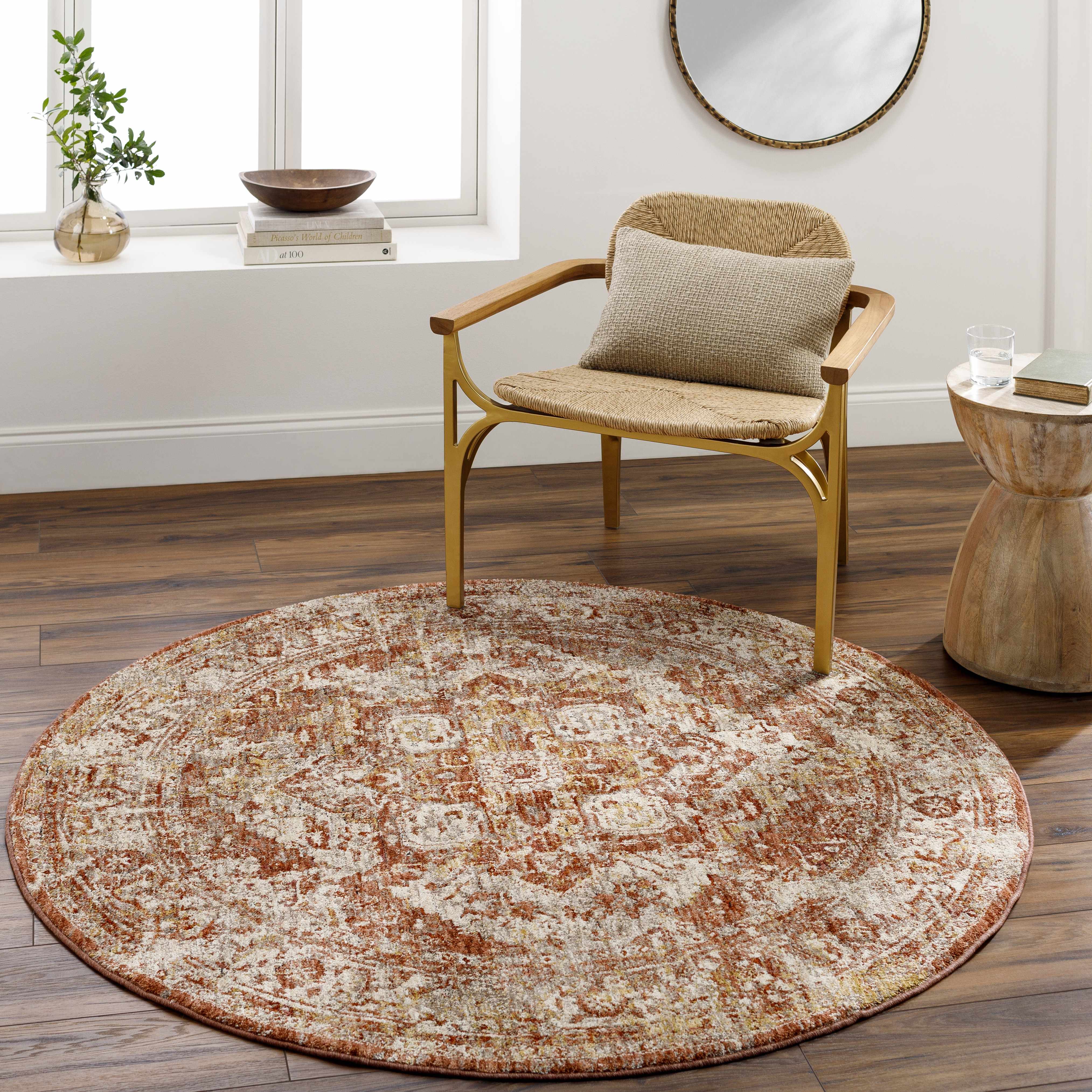 Strathbogie Traditional Red Area Rug - Image 3