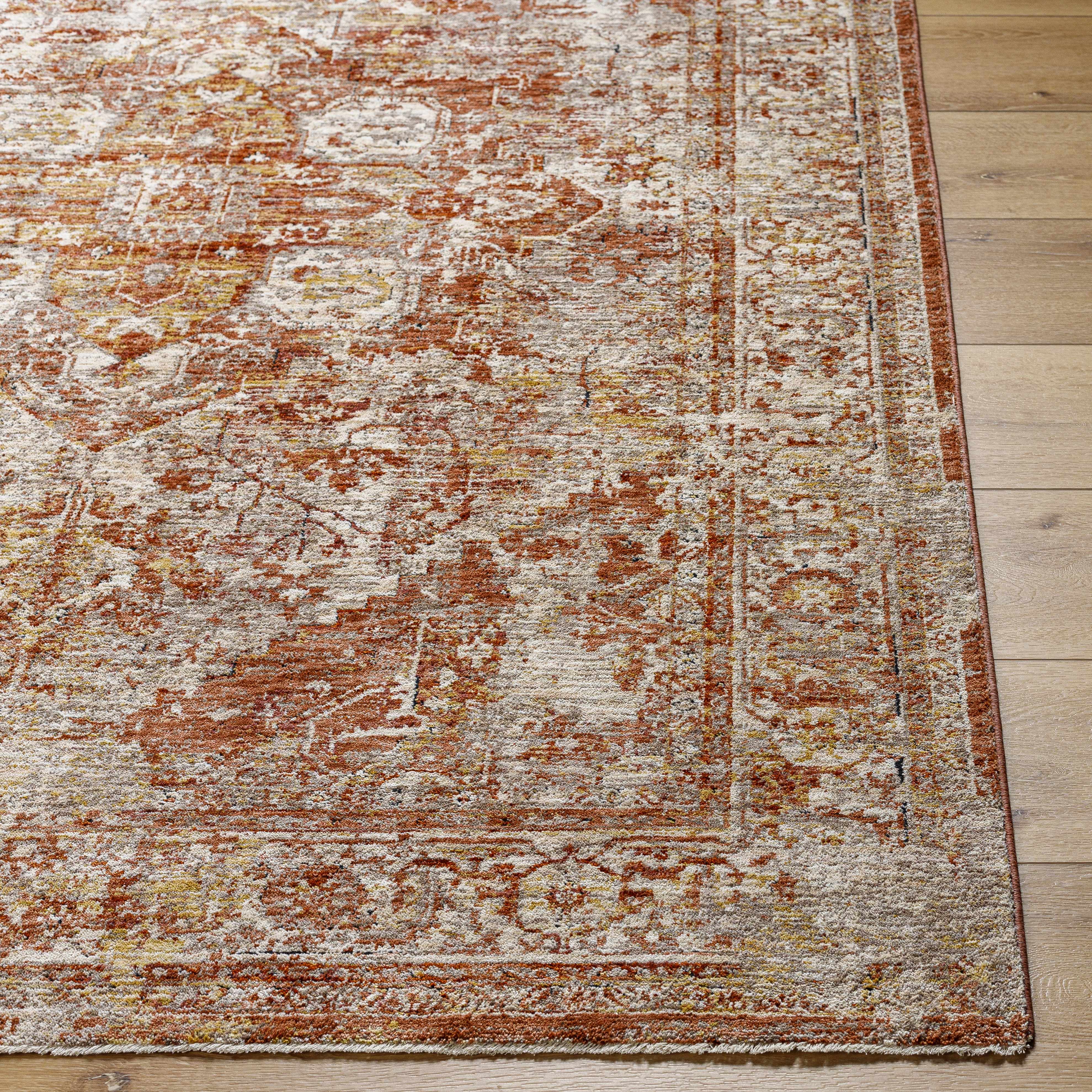 Strathbogie Traditional Red Area Rug - Image 5