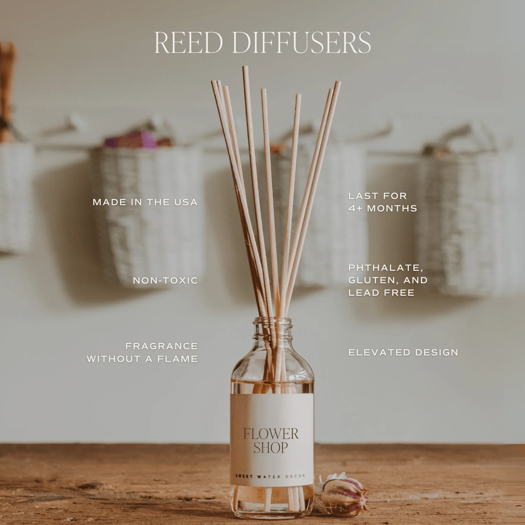 Stress Relief Clear Reed Diffuser - Image 5