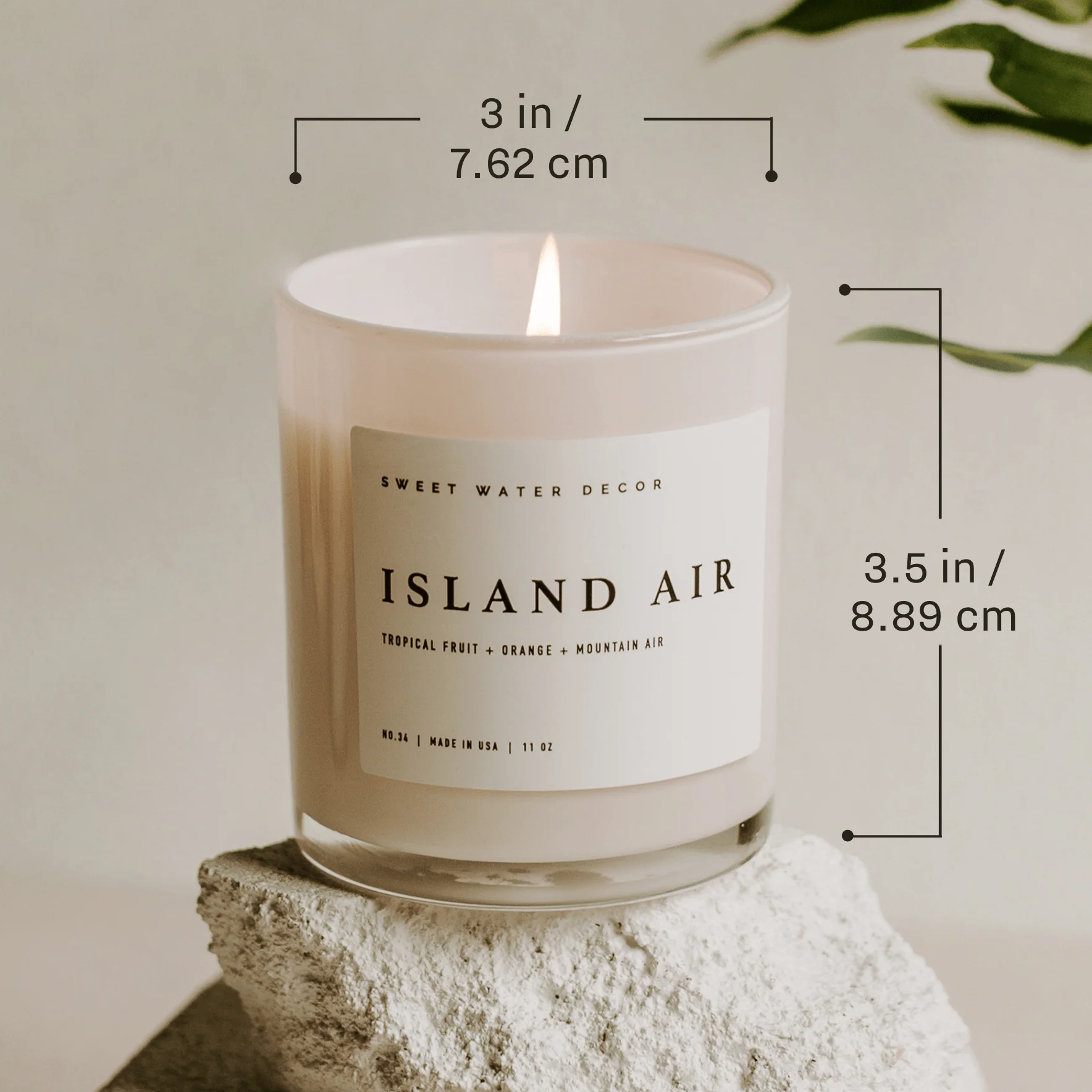 Stress Relief Soy Candle - White Jar - 11 oz - Image 5