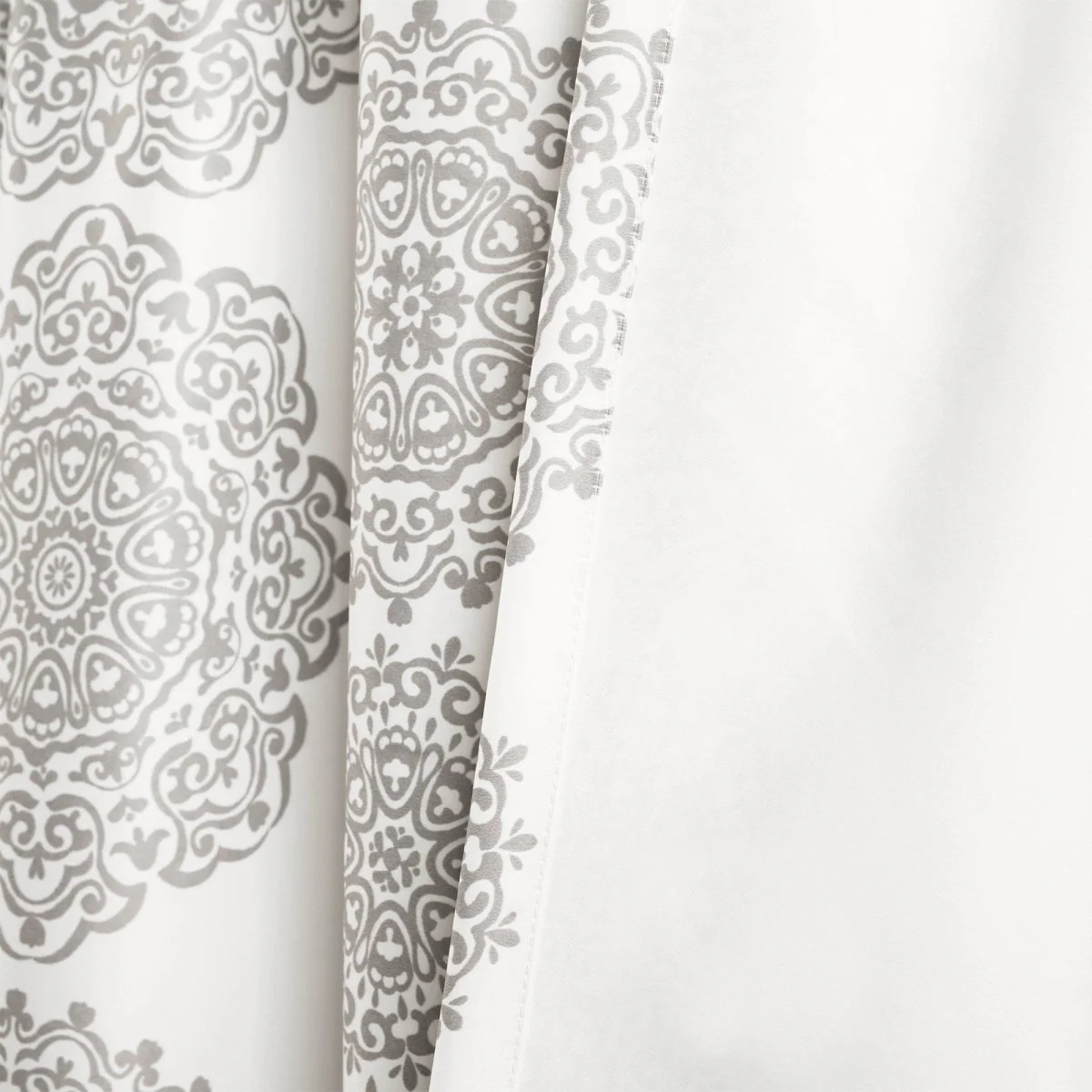 Stripe Medallion Light Filtering Window Curtain Set - Image 12