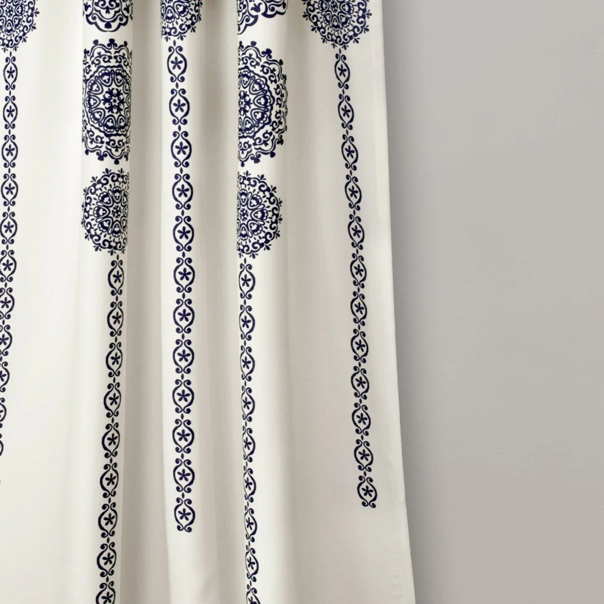 Stripe Medallion Light Filtering Window Curtain Set - Image 15