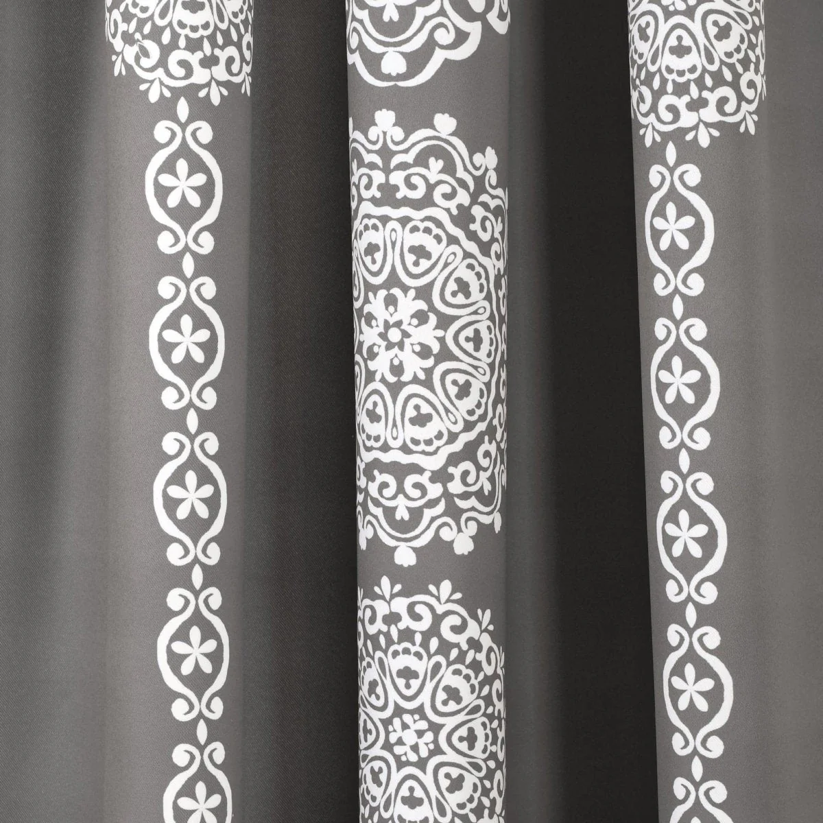 Stripe Medallion Light Filtering Window Curtain Set - Image 23