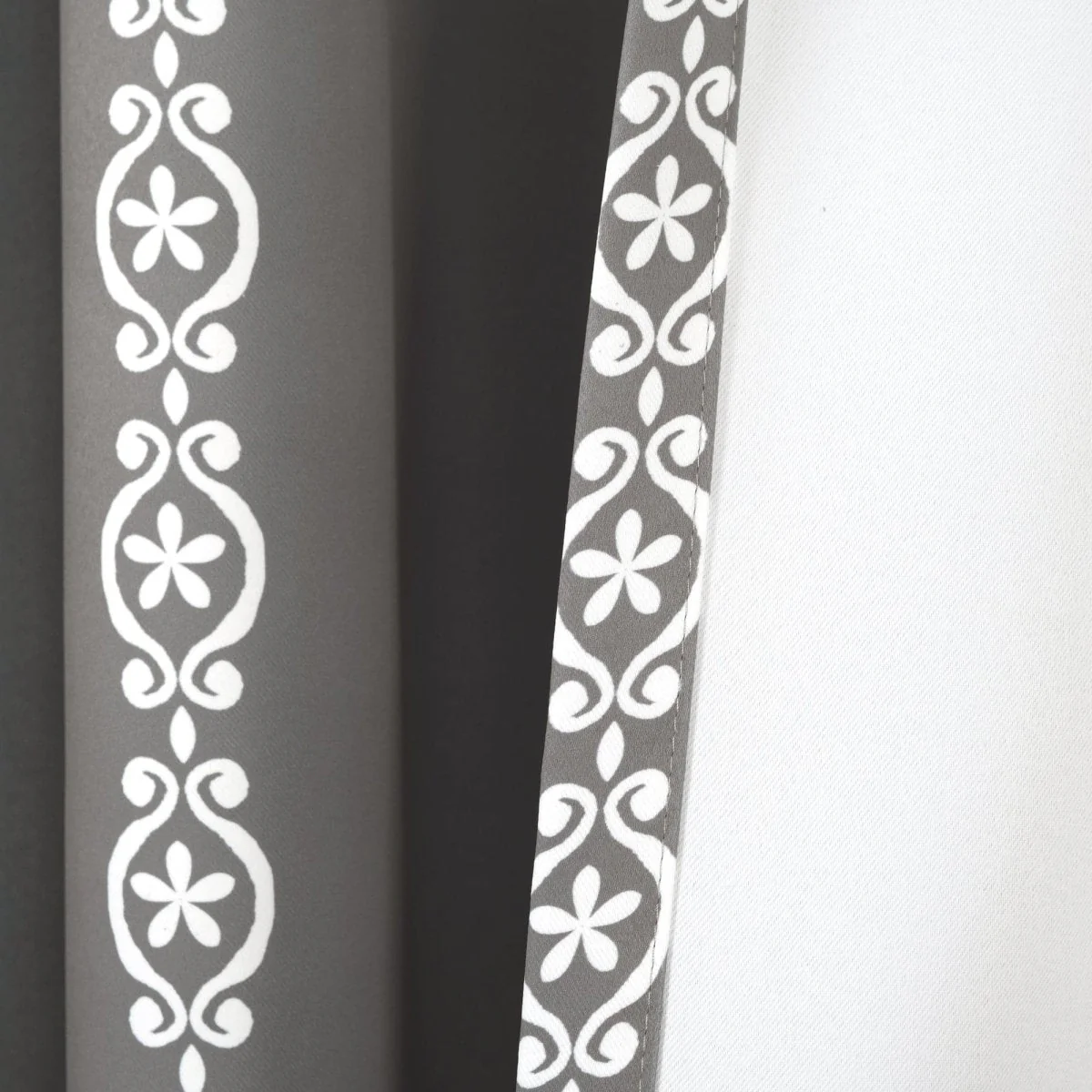 Stripe Medallion Light Filtering Window Curtain Set - Image 25