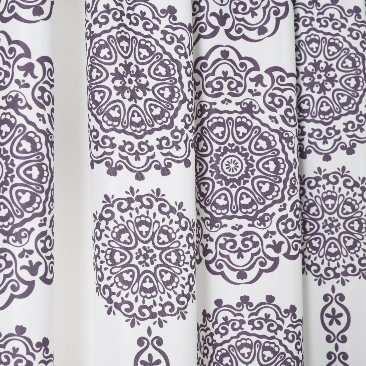 Stripe Medallion Light Filtering Window Curtain Set - Image 28