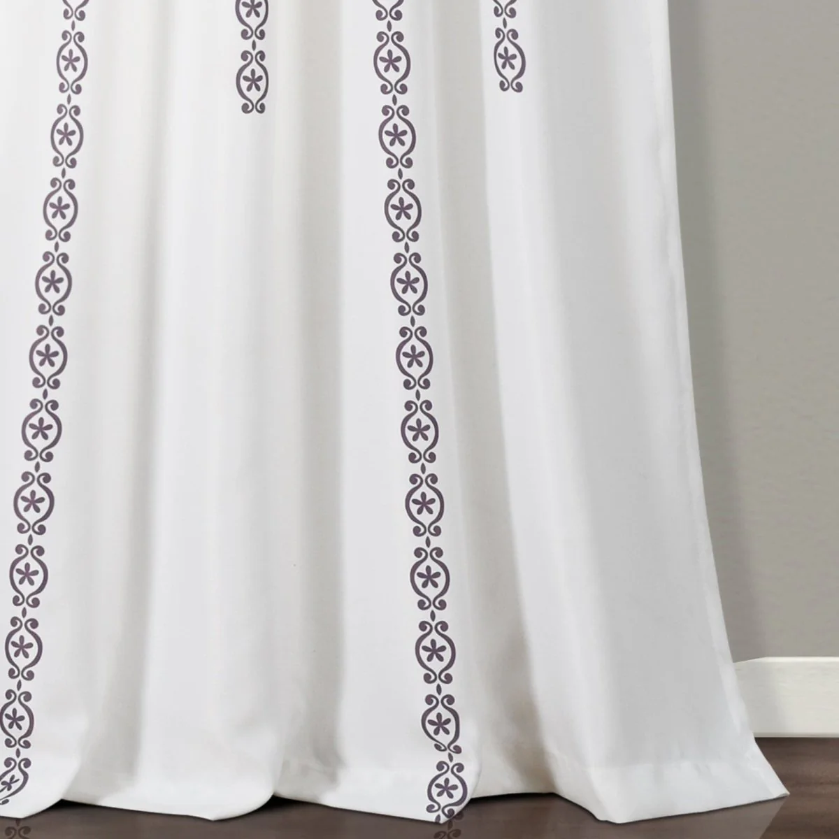 Stripe Medallion Light Filtering Window Curtain Set - Image 29