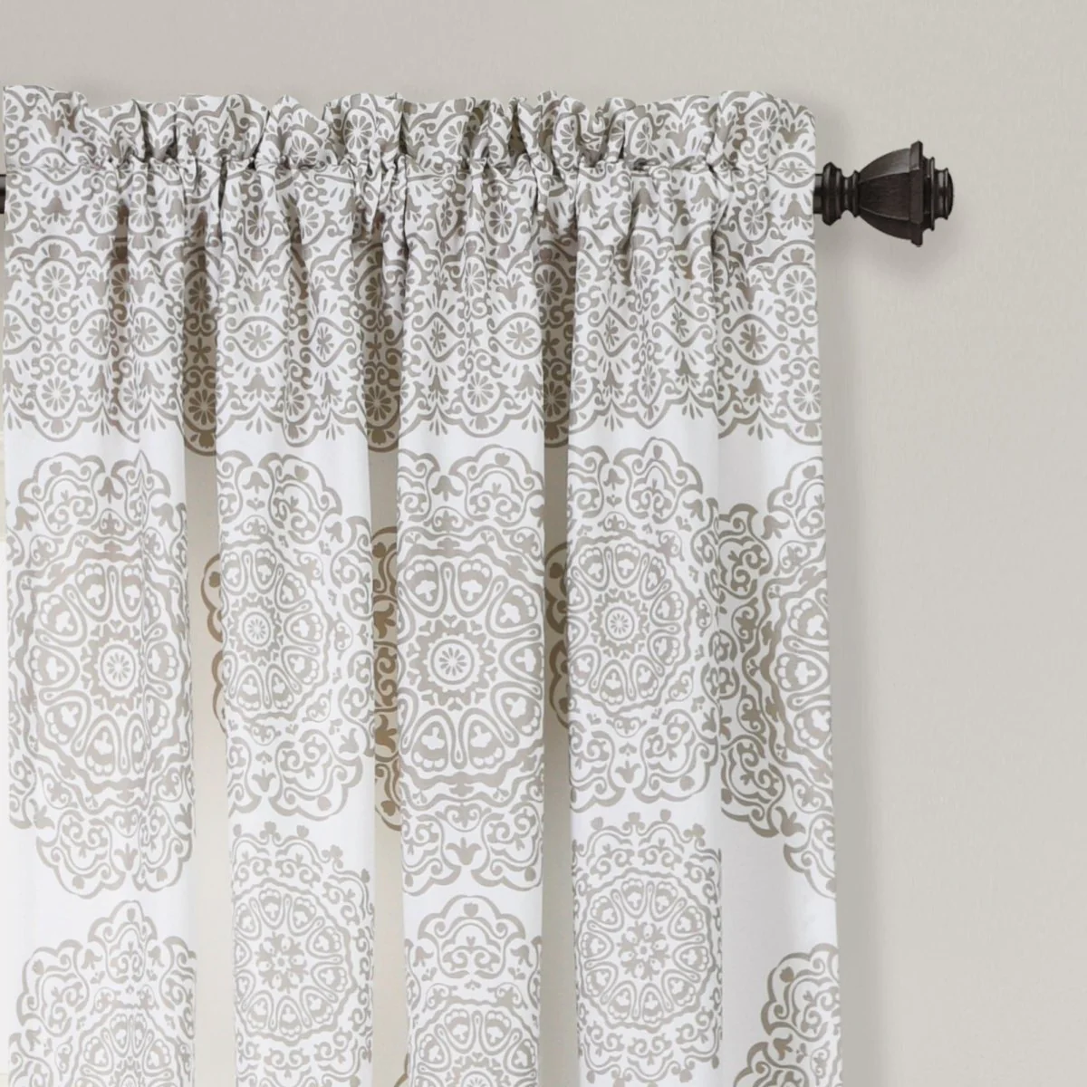 Stripe Medallion Light Filtering Window Curtain Set - Image 32