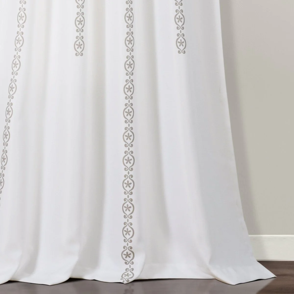 Stripe Medallion Light Filtering Window Curtain Set - Image 34