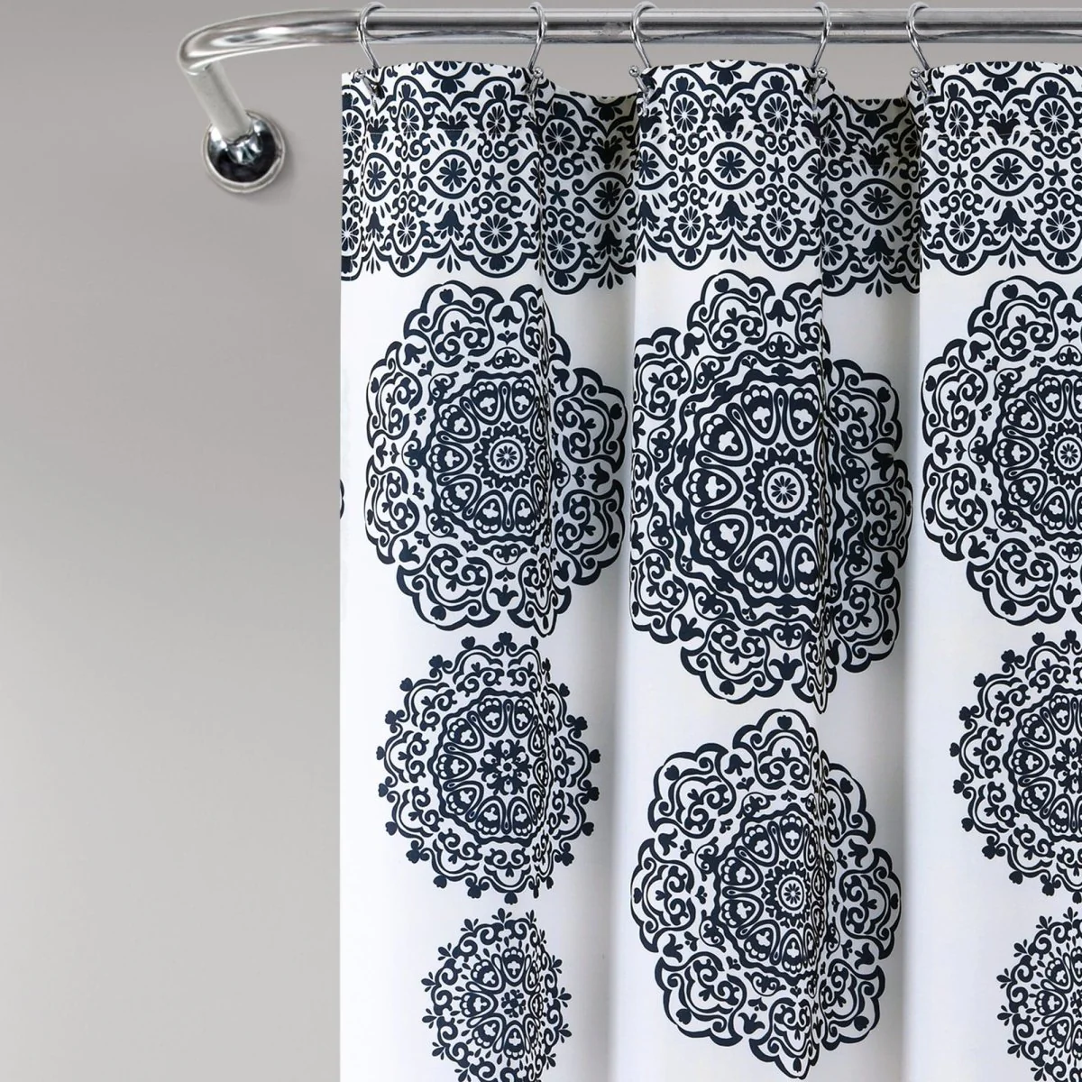 Stripe Medallion Shower Curtain - Image 13