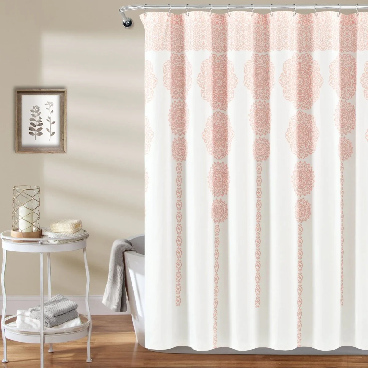 Stripe Medallion Shower Curtain - Image 5