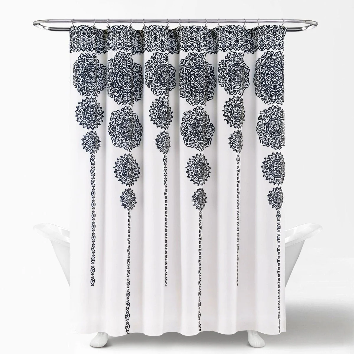 Stripe Medallion Shower Curtain - Image 8