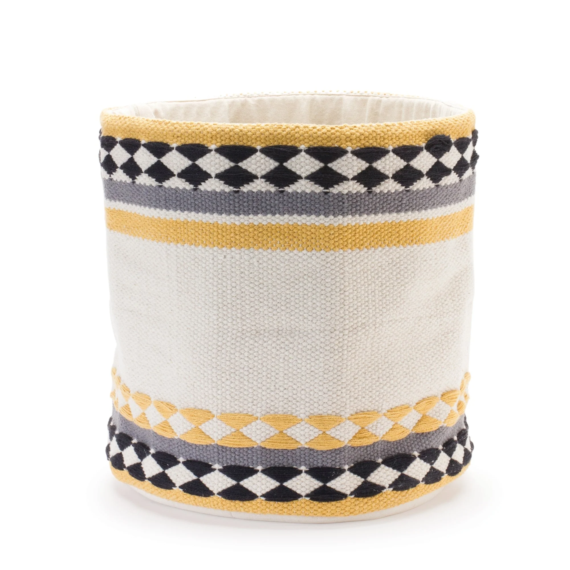 Striped Cotton Basket (Set of 2) - Image 3