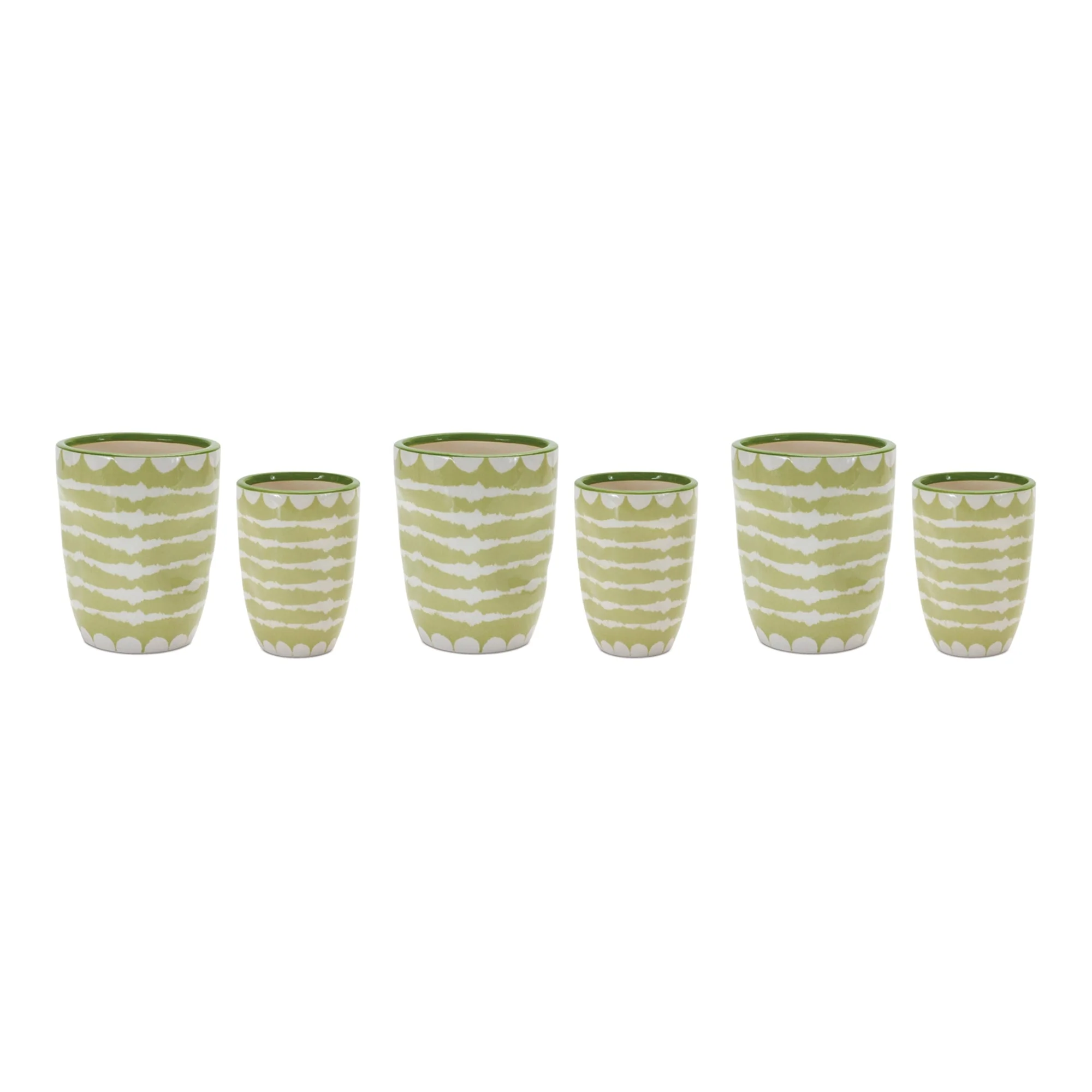 Striped Vase Planter (Set of 6) - Image 2