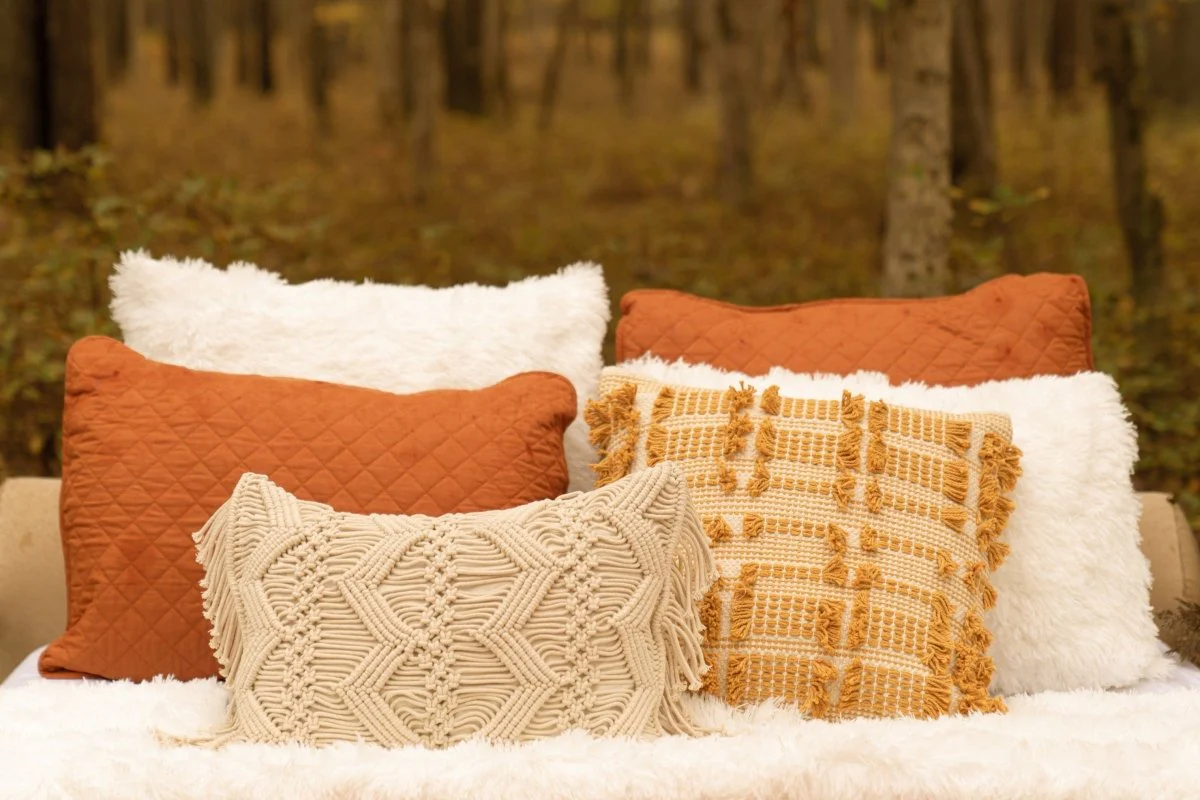 Studio Chevron Macrame Decorative Pillow Cover - Image 23