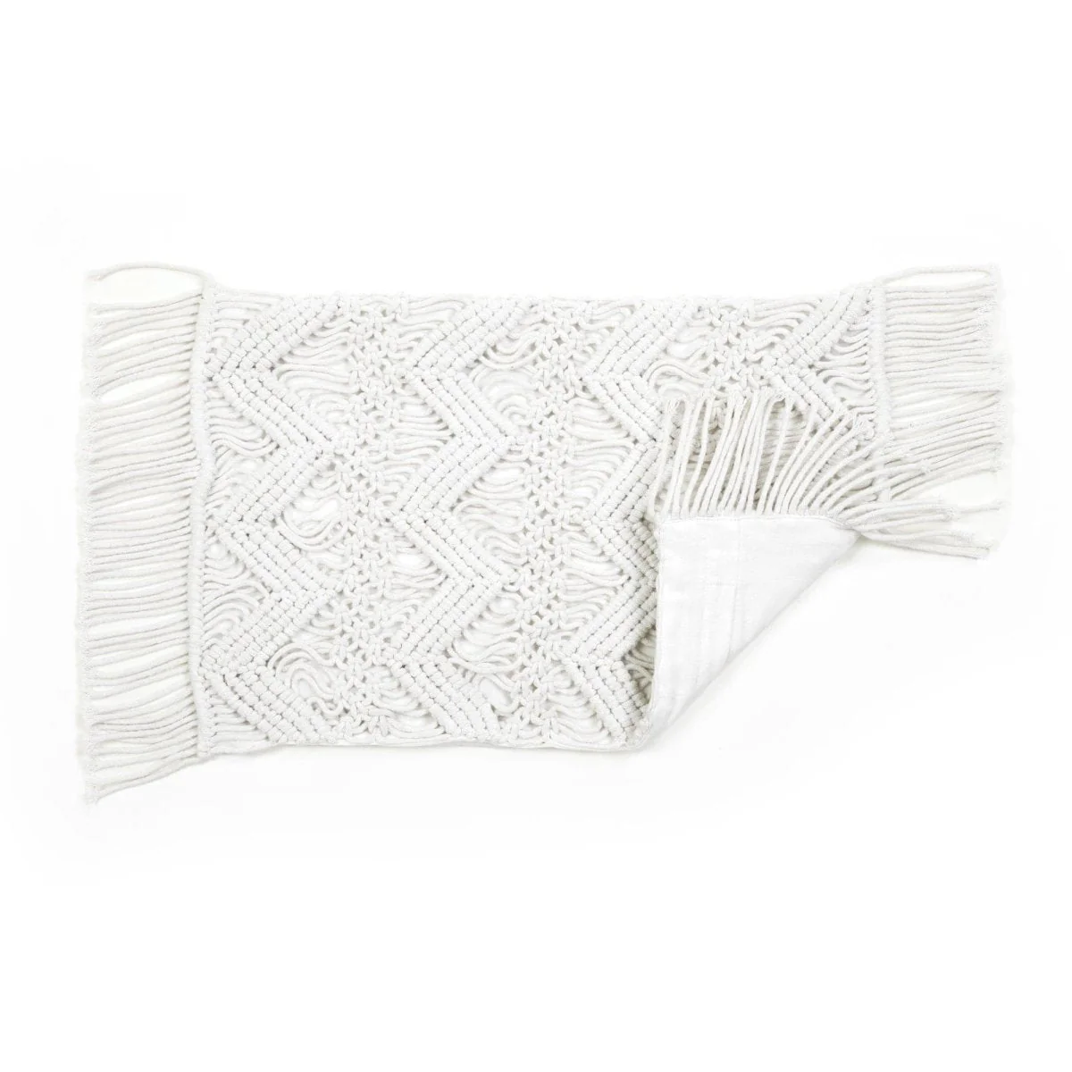 Studio Chevron Macrame Decorative Pillow Cover - Image 29