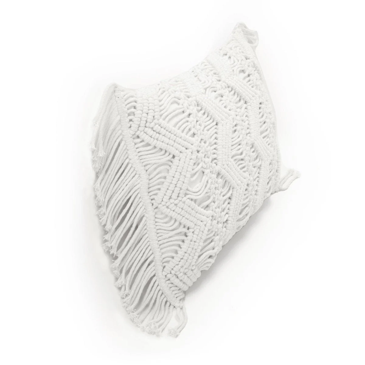 Studio Chevron Macrame Decorative Pillow Cover - Image 30