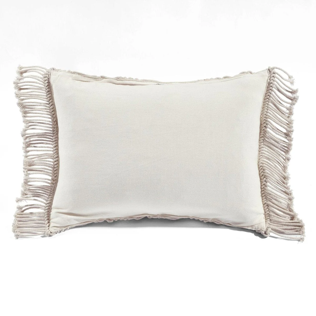 Studio Chevron Macrame Decorative Pillow Cover - Image 6