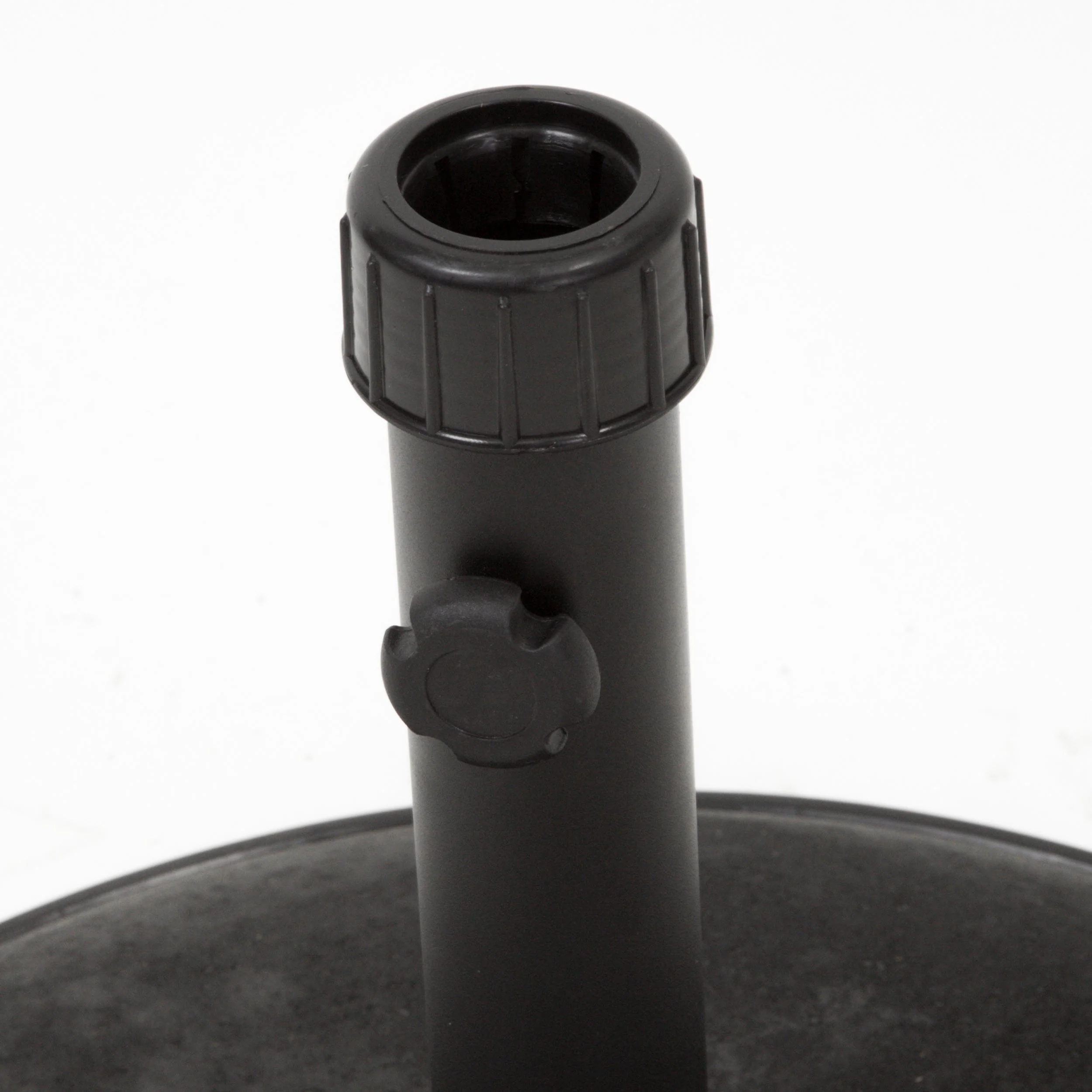 Stylish Concrete Umbrella Base with Iron Support Pole - Image 7
