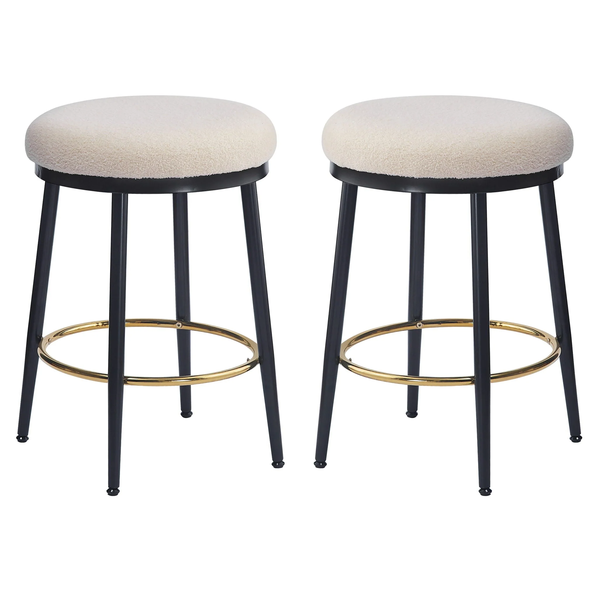 Stylish Design Counter Stools (Set of 2) - Image 2