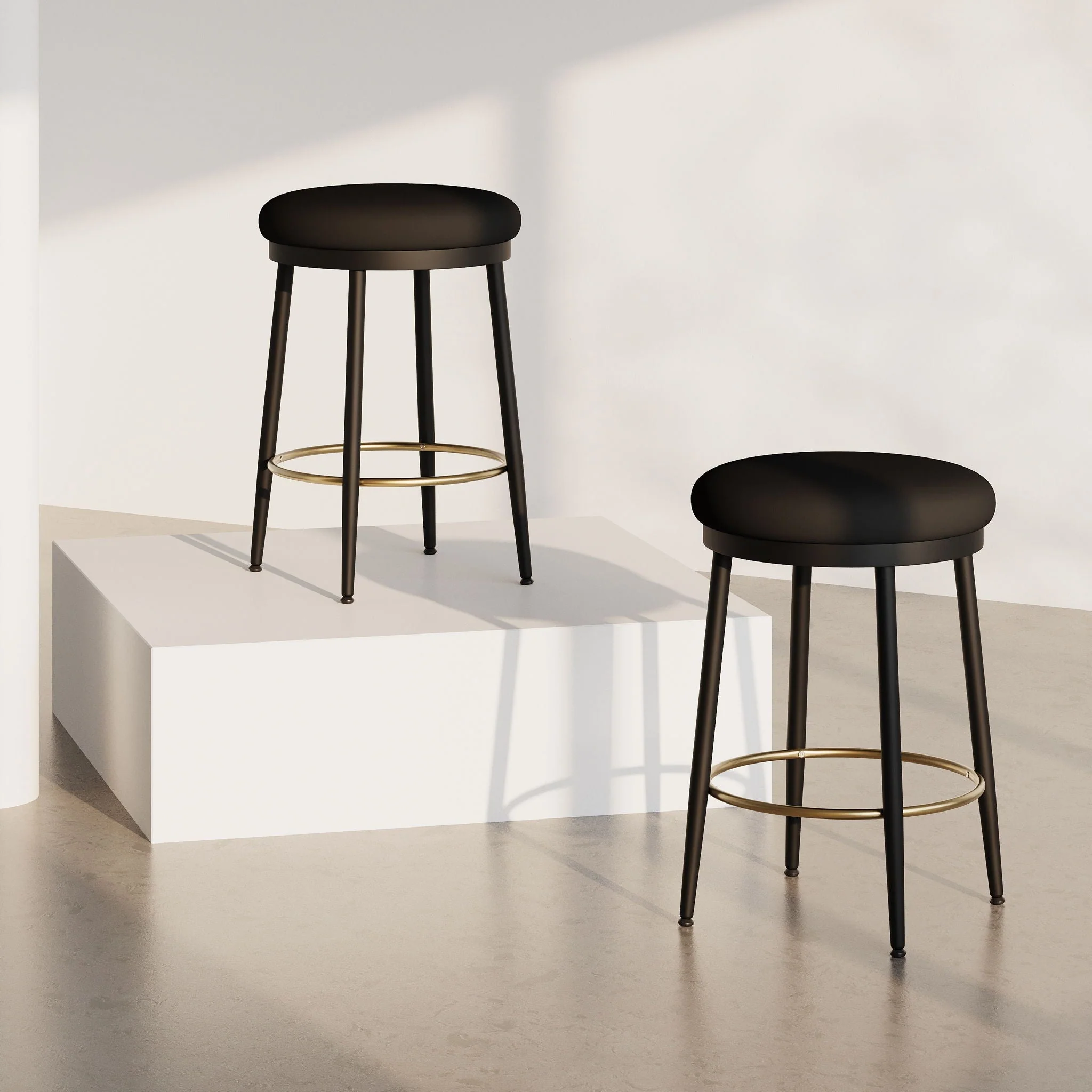 Stylish Design Counter Stools (Set of 2) - Image 5