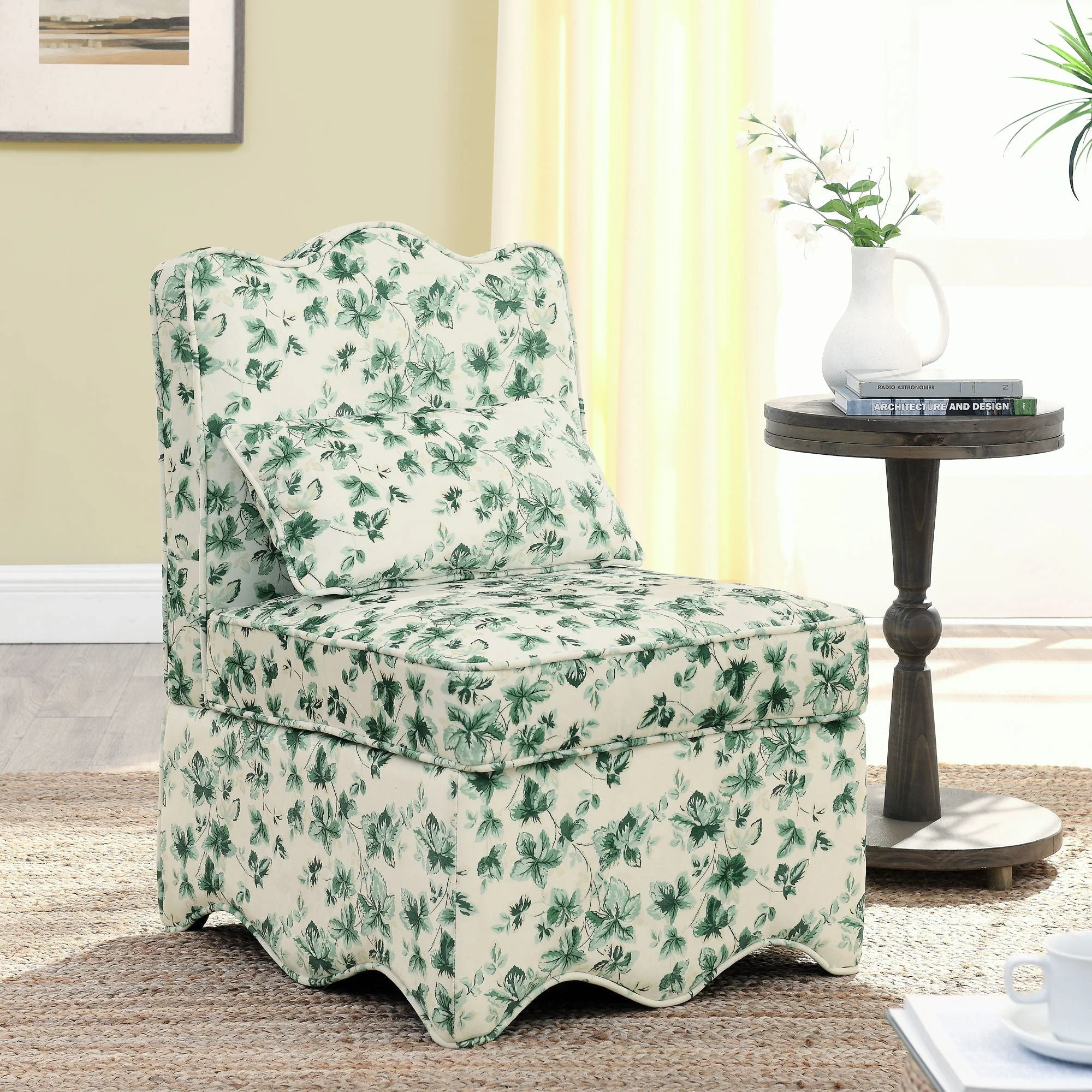 Stylish Flannel Dining Chair with Soft Cushion and Backrest - Image 11